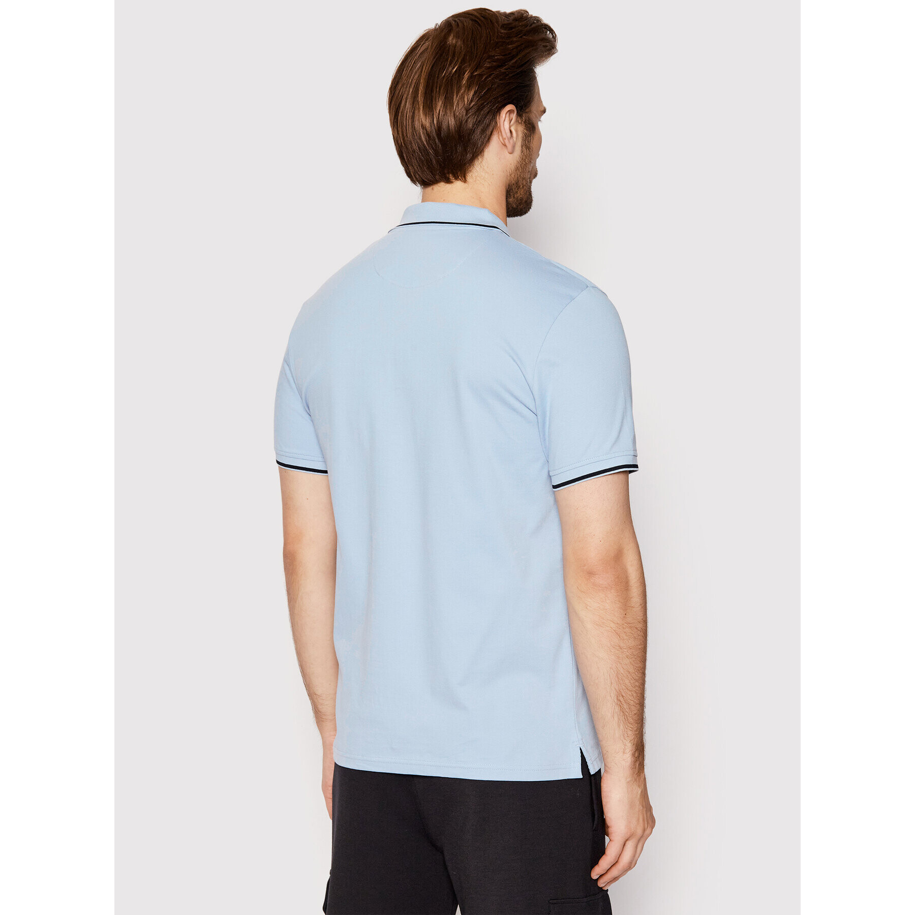 Lyle & Scott Тениска с яка и копчета SP1524VOG Син Regular Fit - Pepit.bg