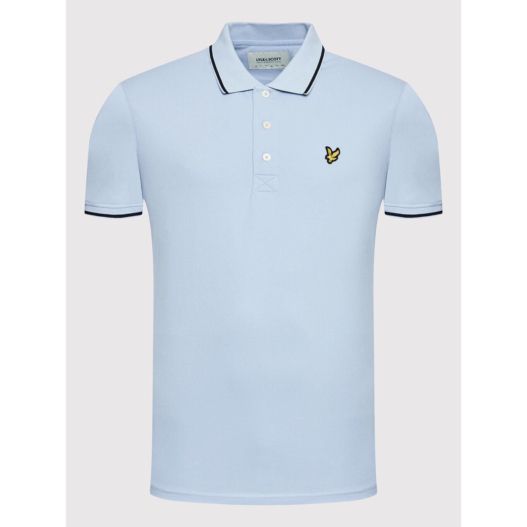 Lyle & Scott Тениска с яка и копчета SP1524VOG Син Regular Fit - Pepit.bg