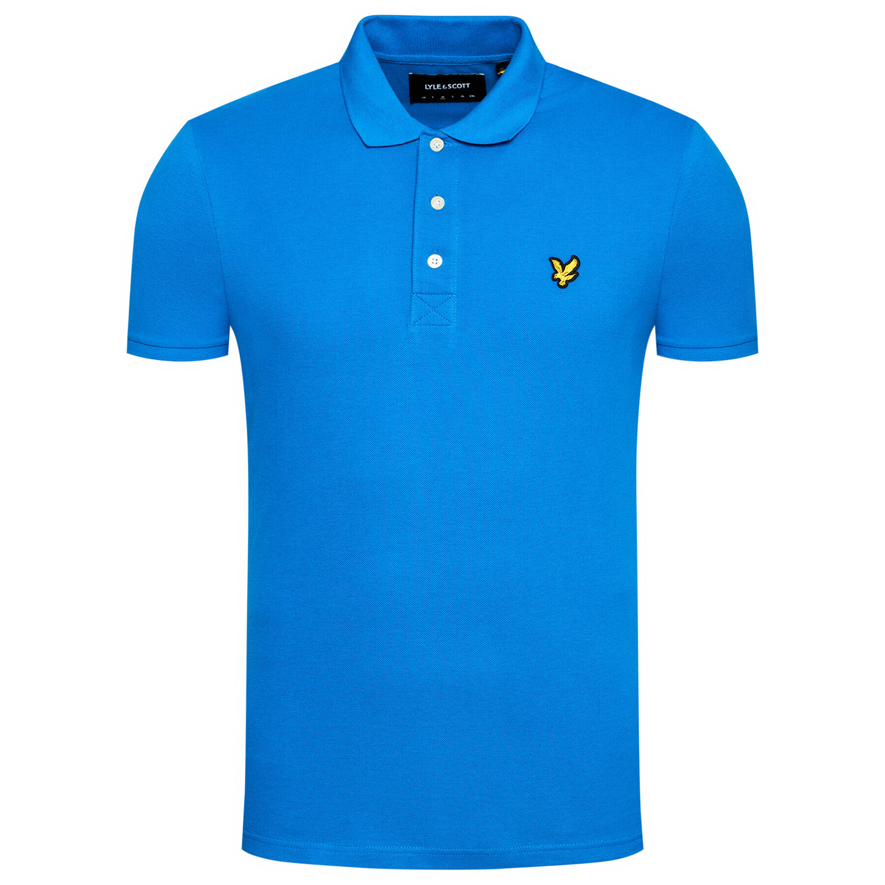 Lyle & Scott Тениска с яка и копчета SP400VTR Син Regular Fit - Pepit.bg