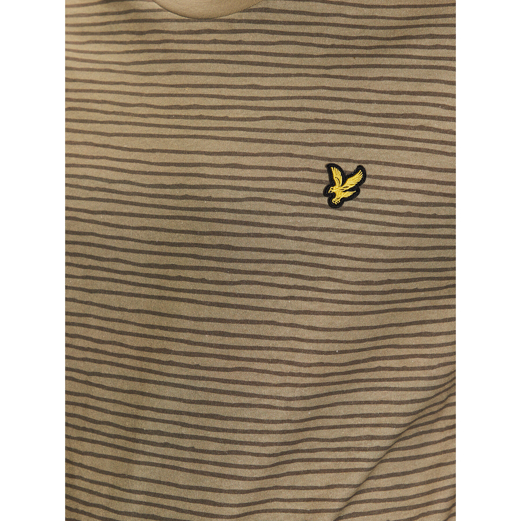 Lyle & Scott Тишърт BRETON STRIPE T SHIRT TS1807V Зелен Regular Fit - Pepit.bg