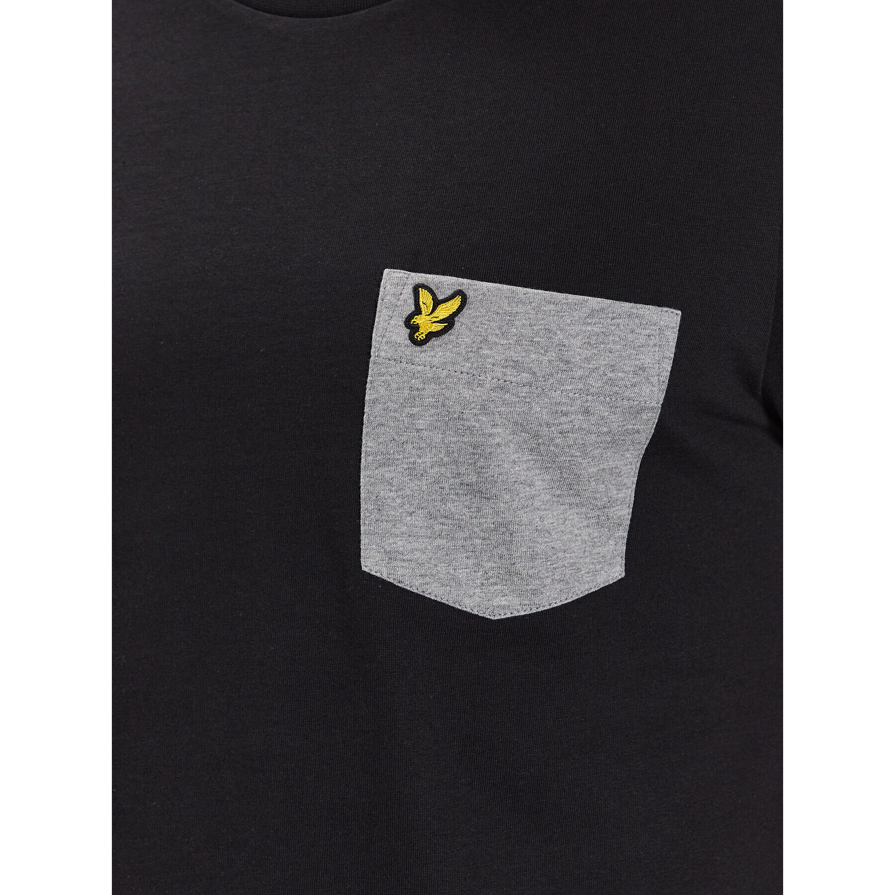 Lyle & Scott Тишърт Contrast Pocket T-Shirt TS831VOG Черен Regular Fit - Pepit.bg