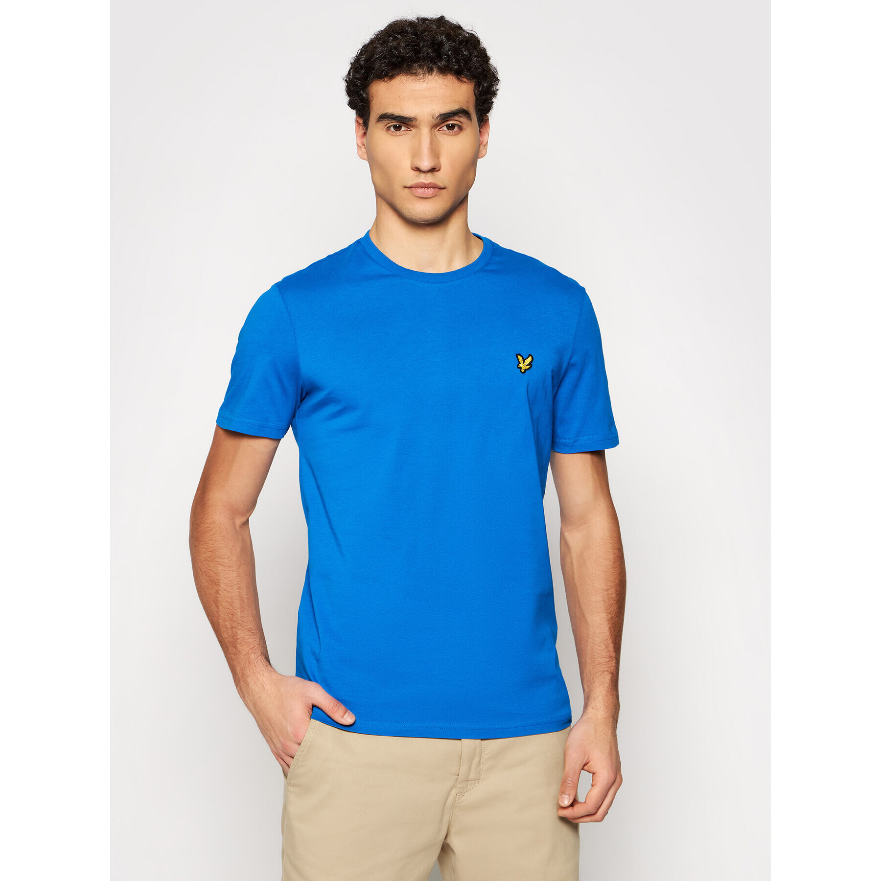 Lyle & Scott Тишърт Crew Neck TS400V Син Regular Fit - Pepit.bg