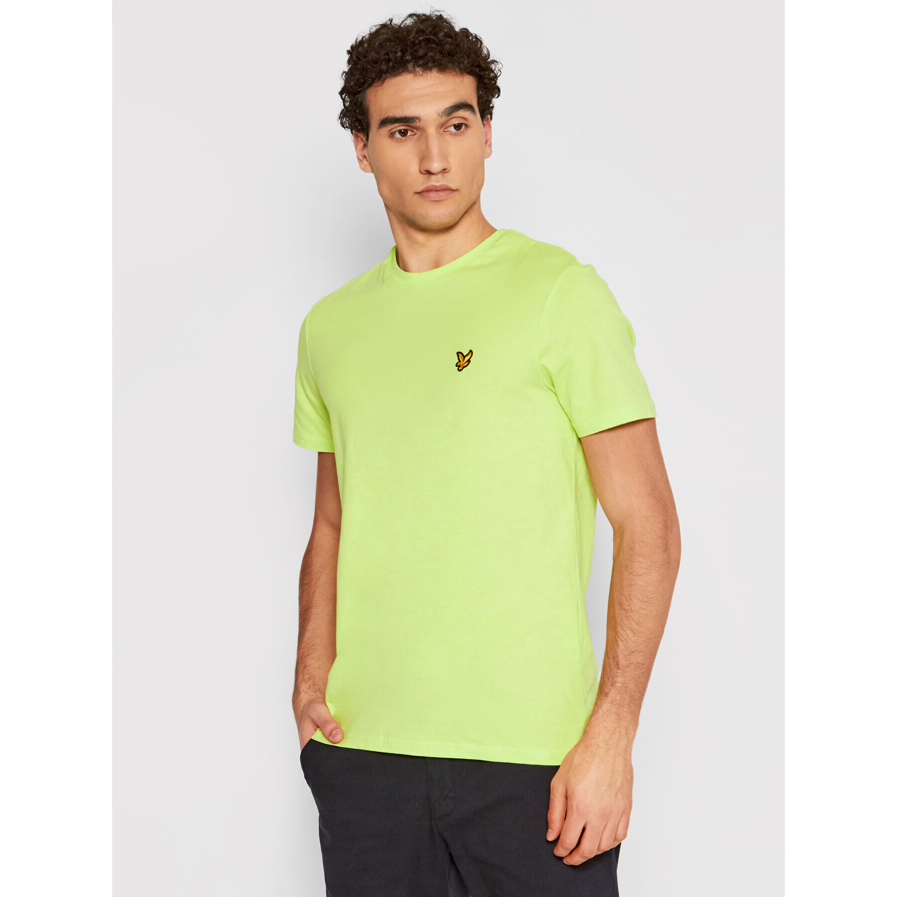 Lyle & Scott Тишърт Crew Neck TS400V Зелен Regular Fit - Pepit.bg