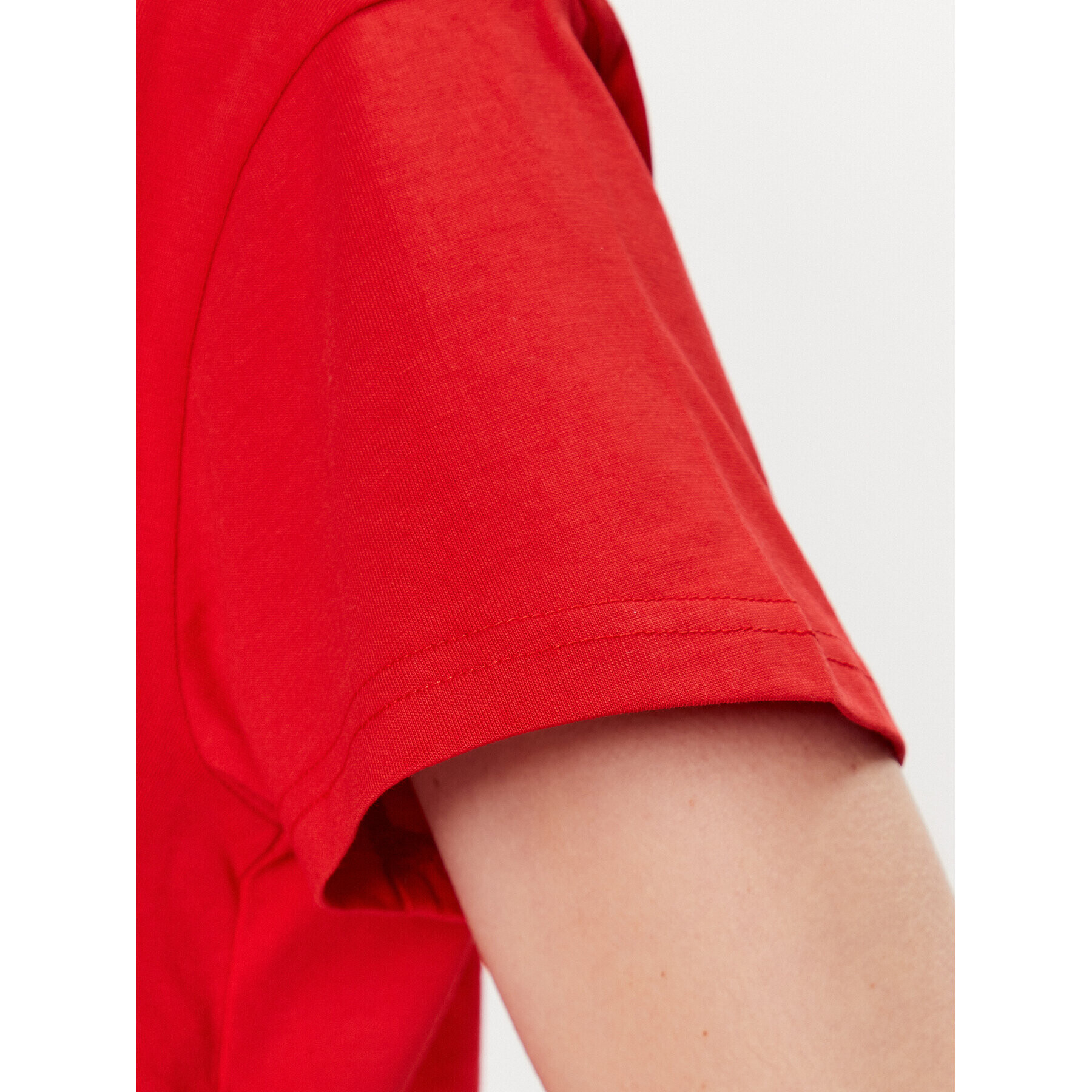 Lyle & Scott Тишърт Cropped T-shirt TSW1607V Червен Regular Fit - Pepit.bg