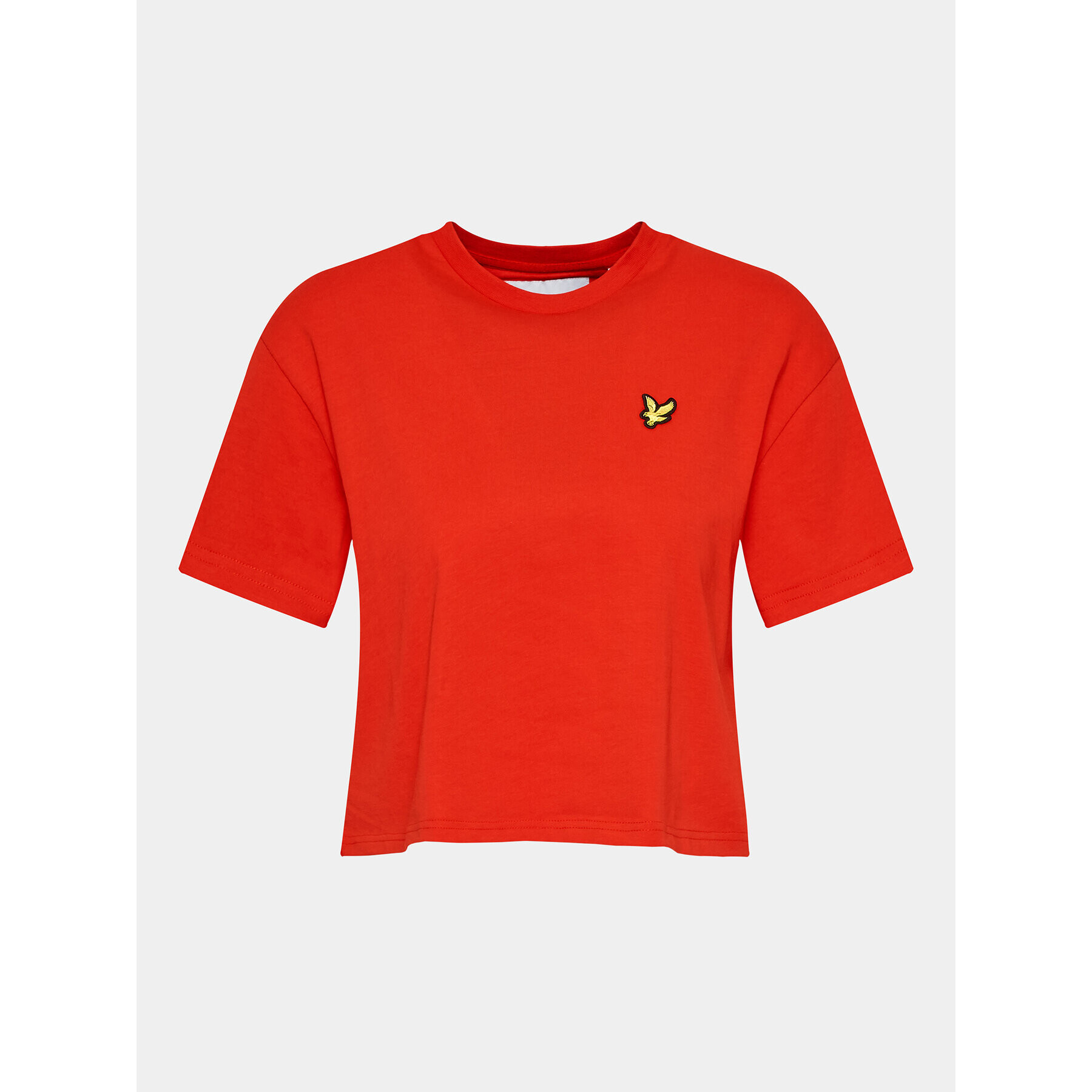 Lyle & Scott Тишърт Cropped T-shirt TSW1607V Червен Regular Fit - Pepit.bg