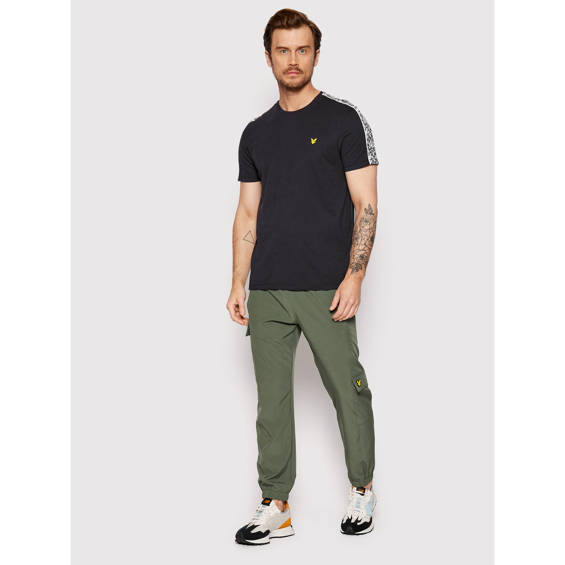 Lyle & Scott Тишърт Flyer TS1683SP Черен Regular Fit - Pepit.bg