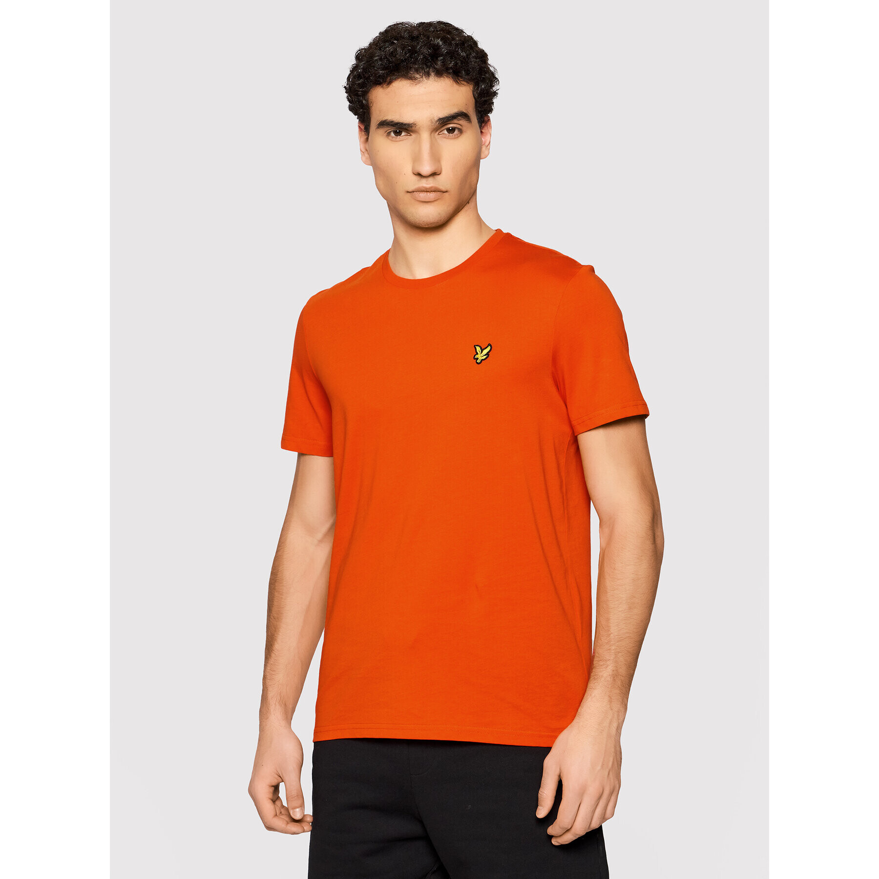Lyle & Scott Тишърт Plain TS400VOG Оранжев Regular Fit - Pepit.bg