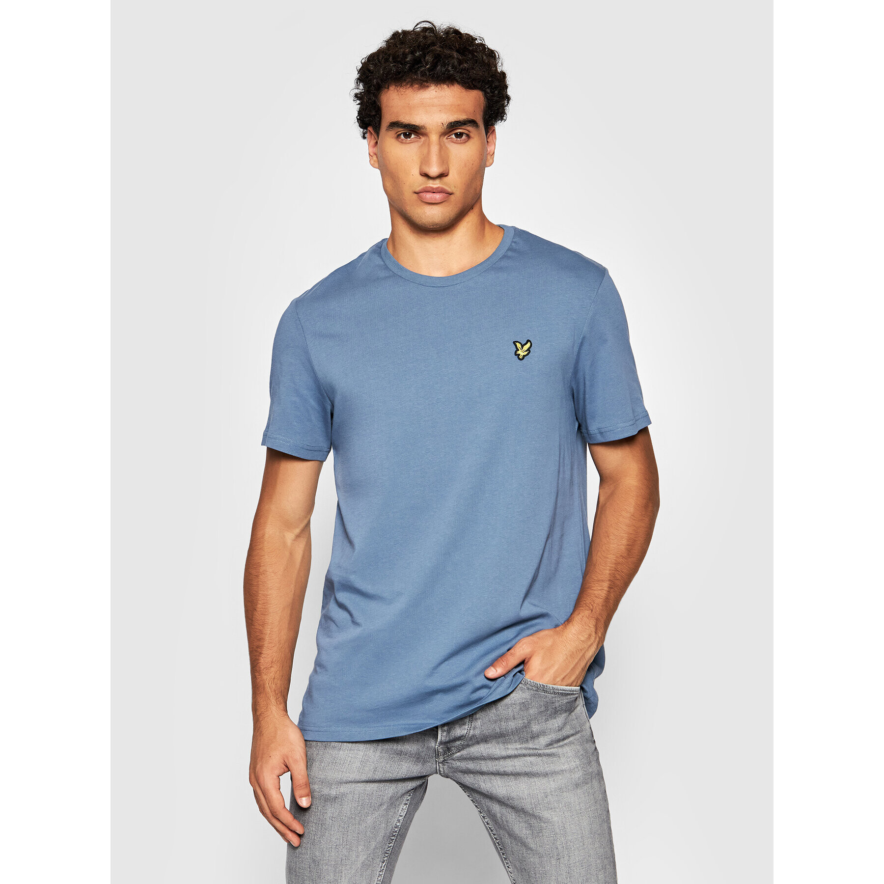 Lyle & Scott Тишърт Plain TS400VOG Син Regular Fit - Pepit.bg