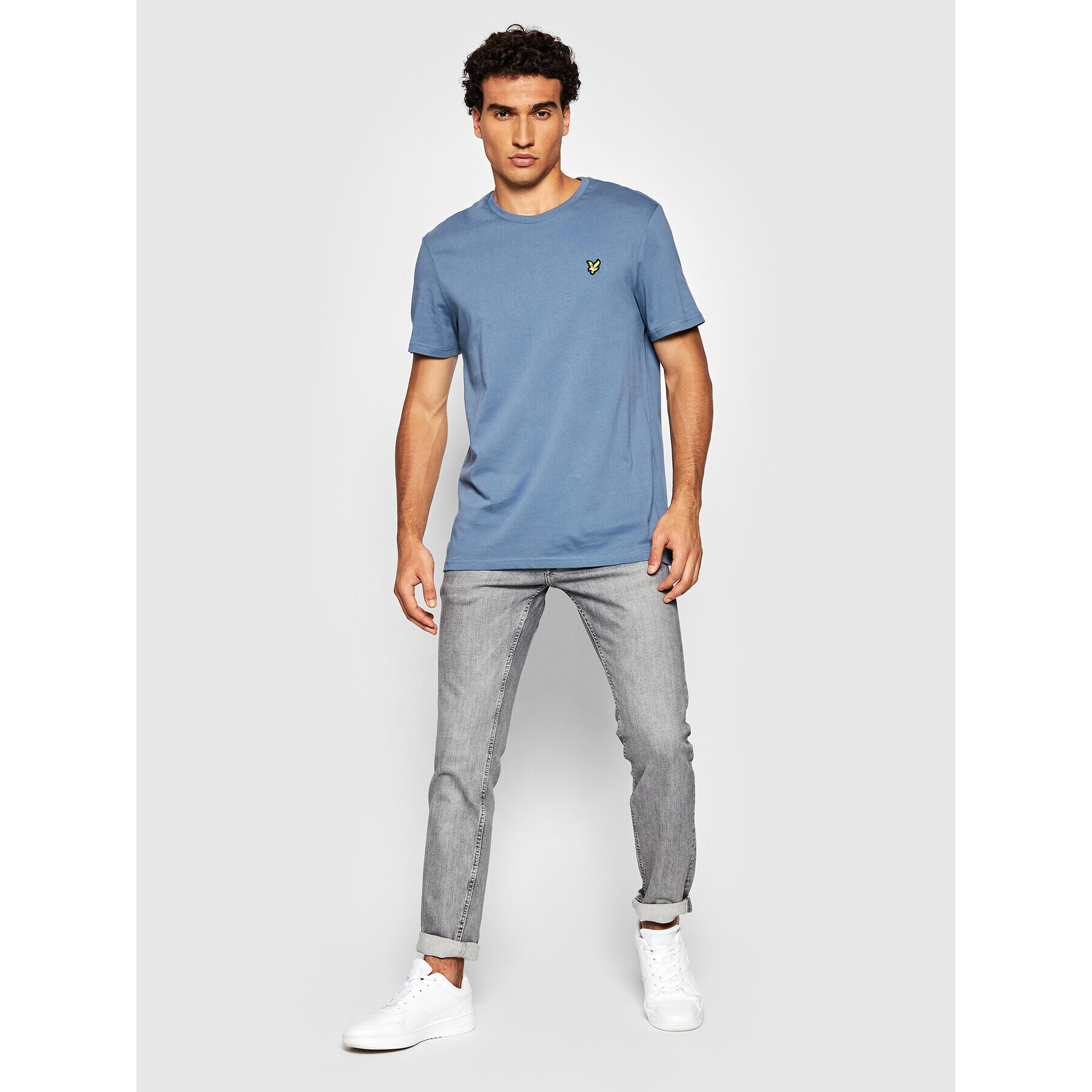 Lyle & Scott Тишърт Plain TS400VOG Син Regular Fit - Pepit.bg