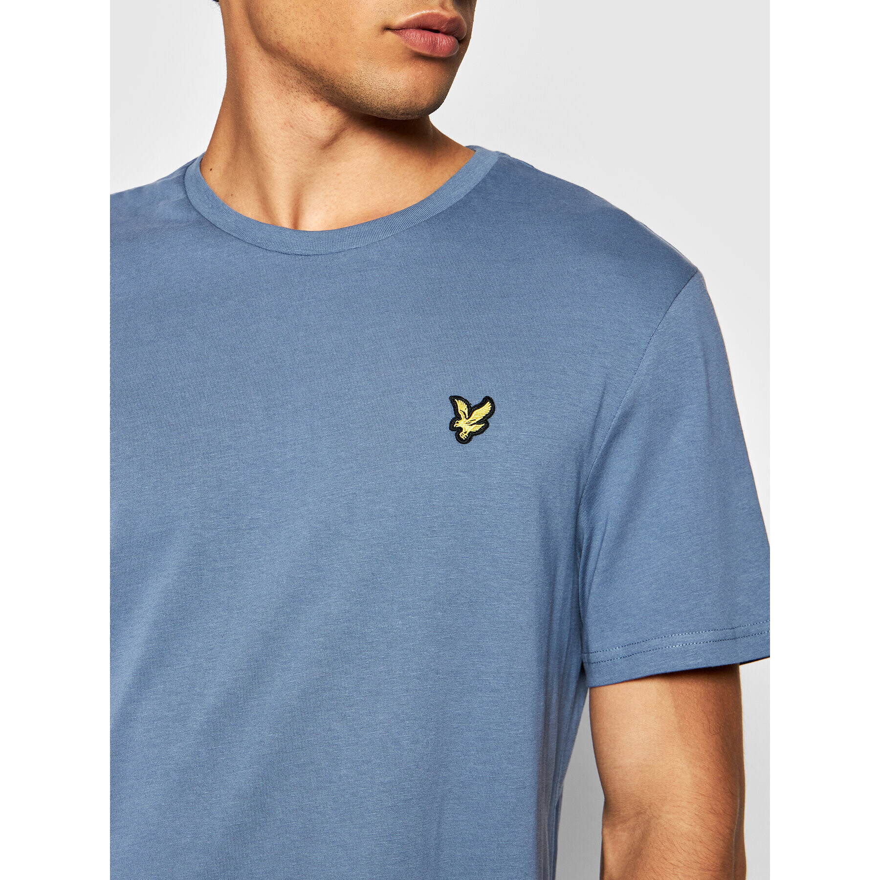 Lyle & Scott Тишърт Plain TS400VOG Син Regular Fit - Pepit.bg