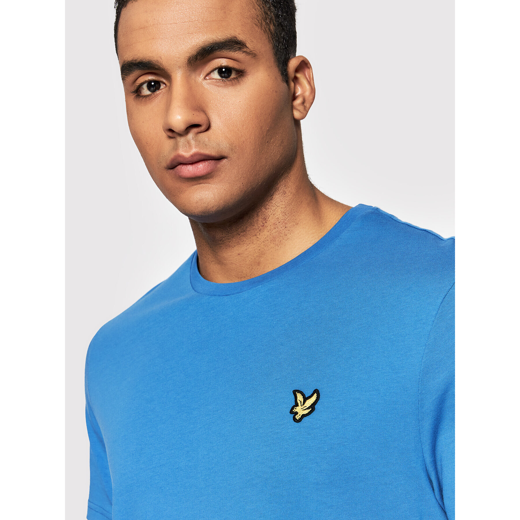 Lyle & Scott Тишърт Plain TS400VOG Син Regular Fit - Pepit.bg