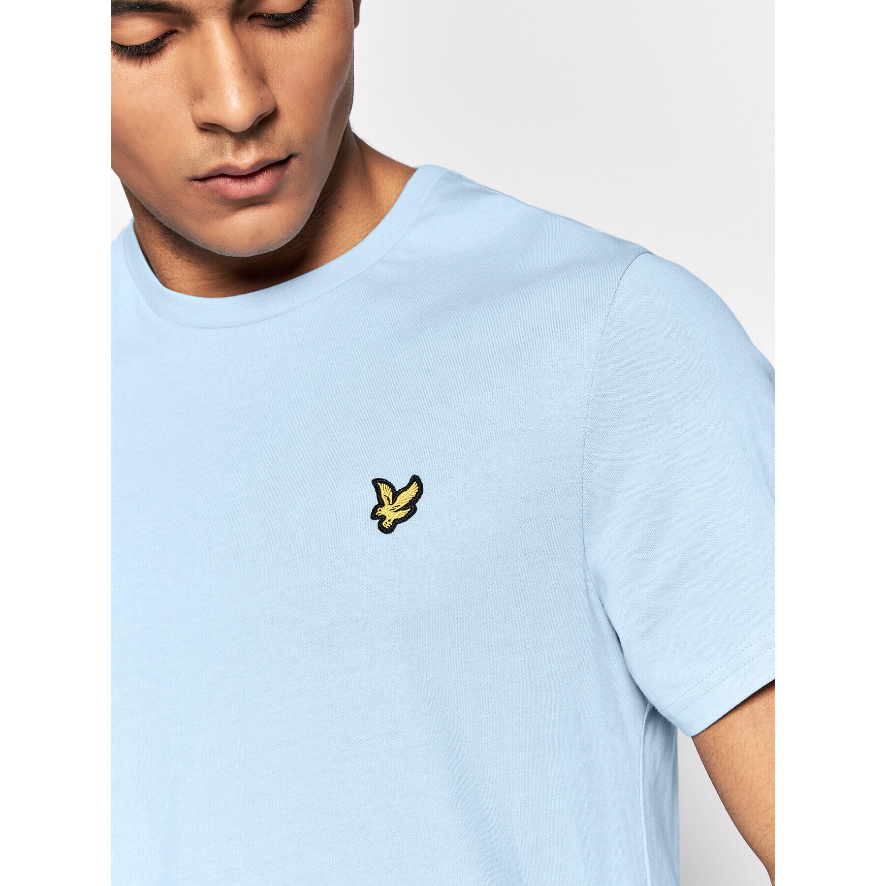 Lyle & Scott Тишърт Plain TS400VOG Син Regular Fit - Pepit.bg