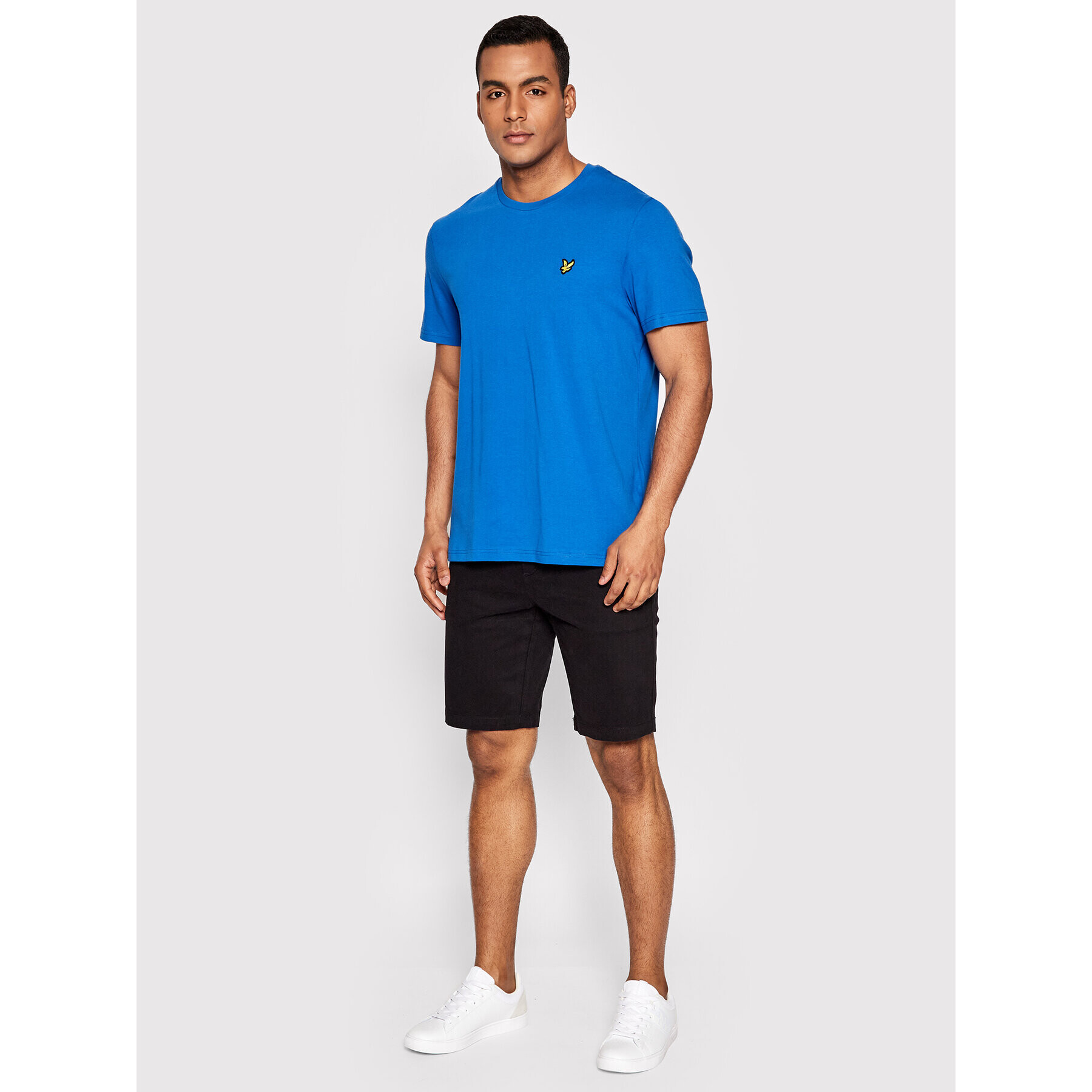 Lyle & Scott Тишърт Plain TS400VOG Син Regular Fit - Pepit.bg