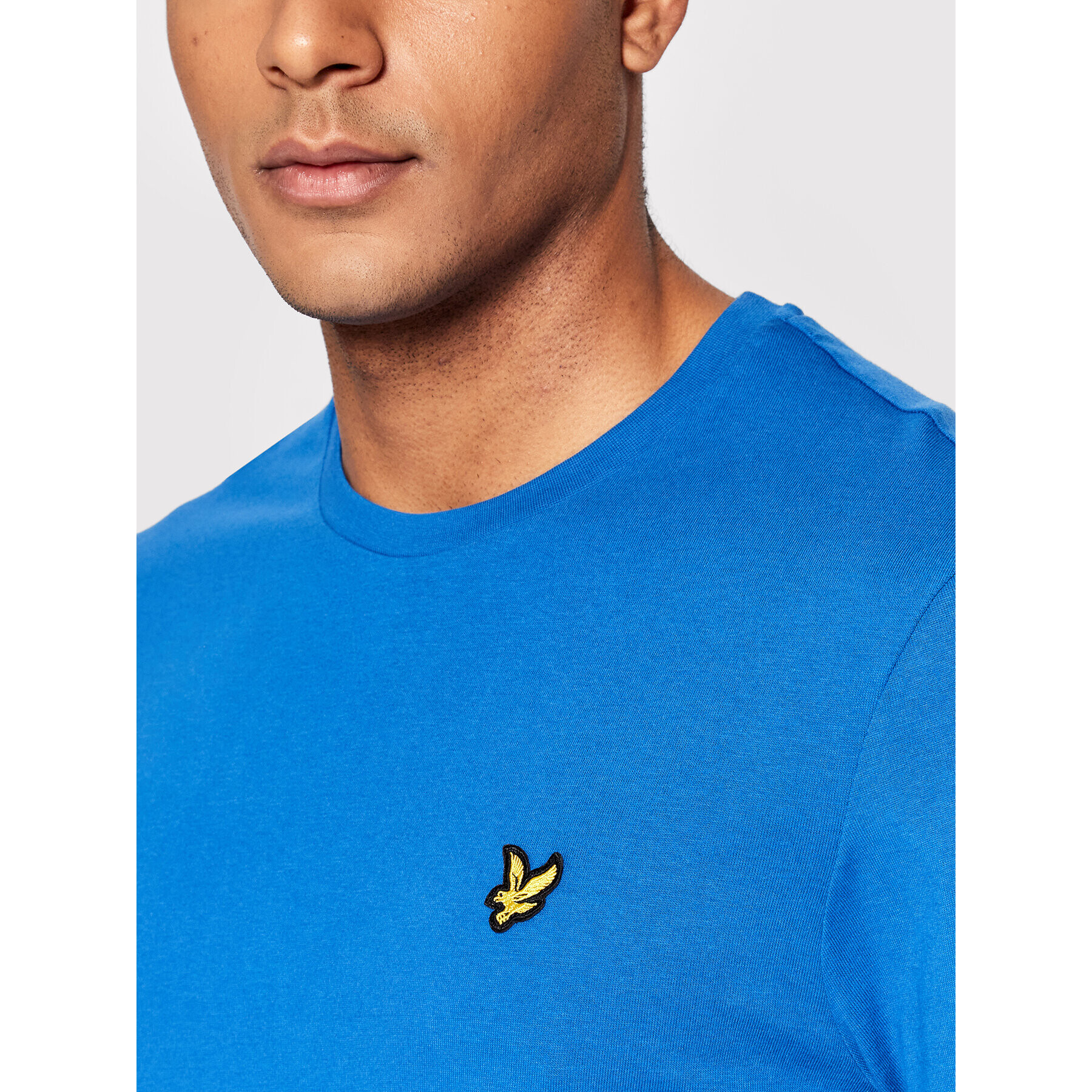 Lyle & Scott Тишърт Plain TS400VOG Син Regular Fit - Pepit.bg