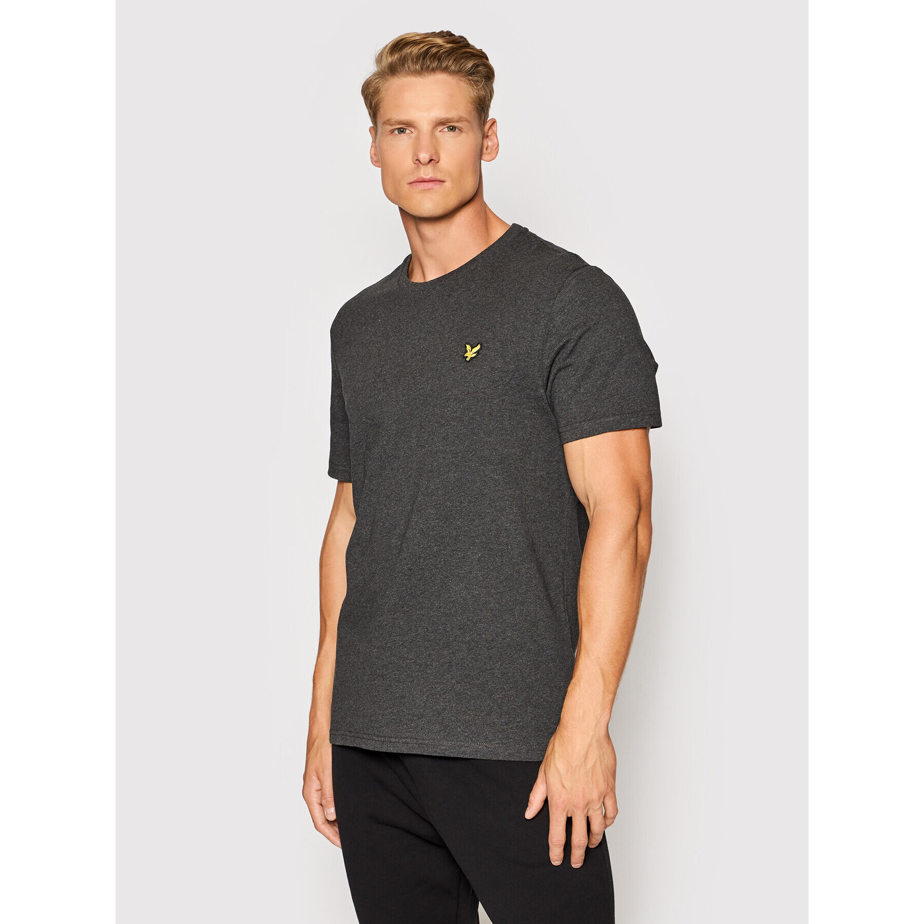 Lyle & Scott Тишърт Plain TS400VOG Сив Regular Fit - Pepit.bg