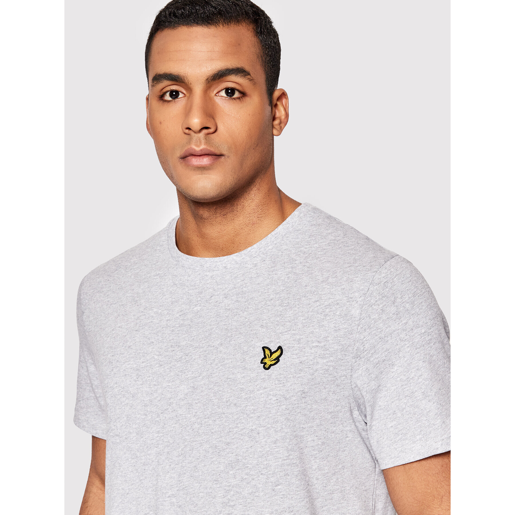 Lyle & Scott Тишърт Plain TS400VOG Сив Regular Fit - Pepit.bg
