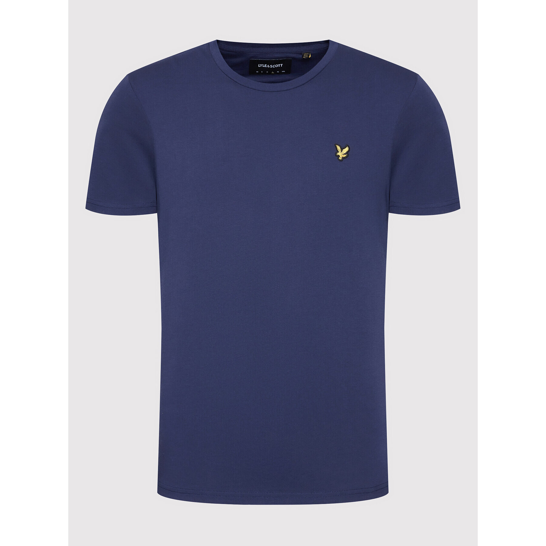 Lyle & Scott Тишърт Plain TS400VOG Тъмносин Regular Fit - Pepit.bg