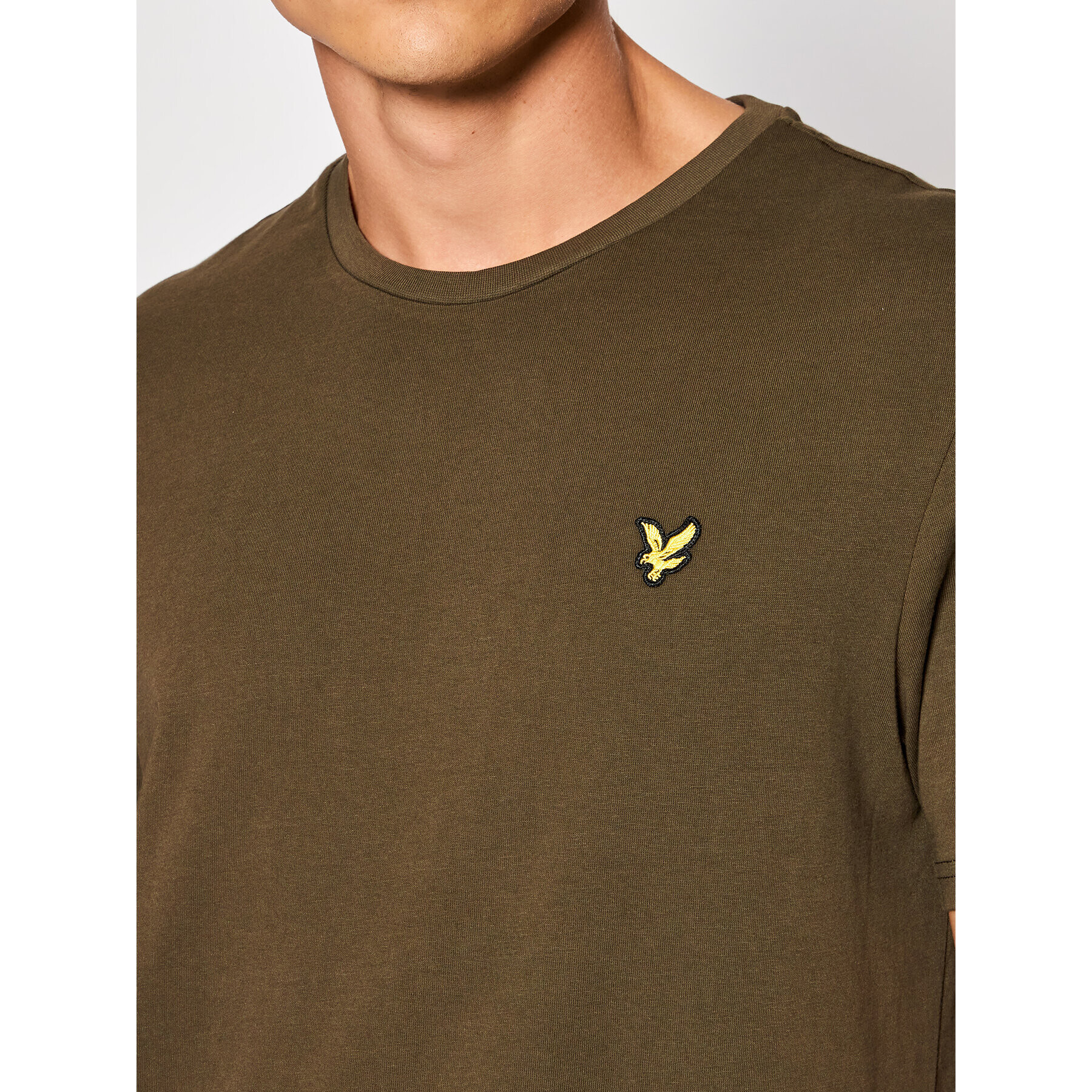 Lyle & Scott Тишърт Plain TS400VOG Зелен Regular Fit - Pepit.bg