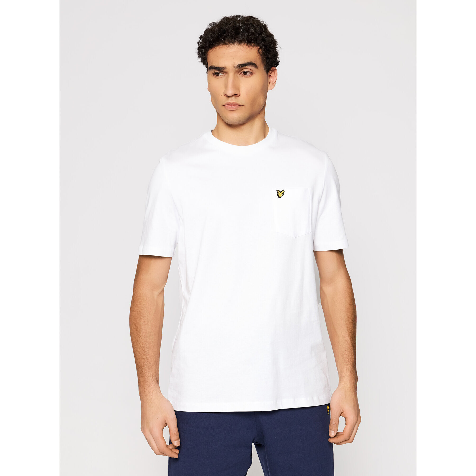 Lyle & Scott Тишърт Pocket TS1364V Бял Relaxed Fit - Pepit.bg