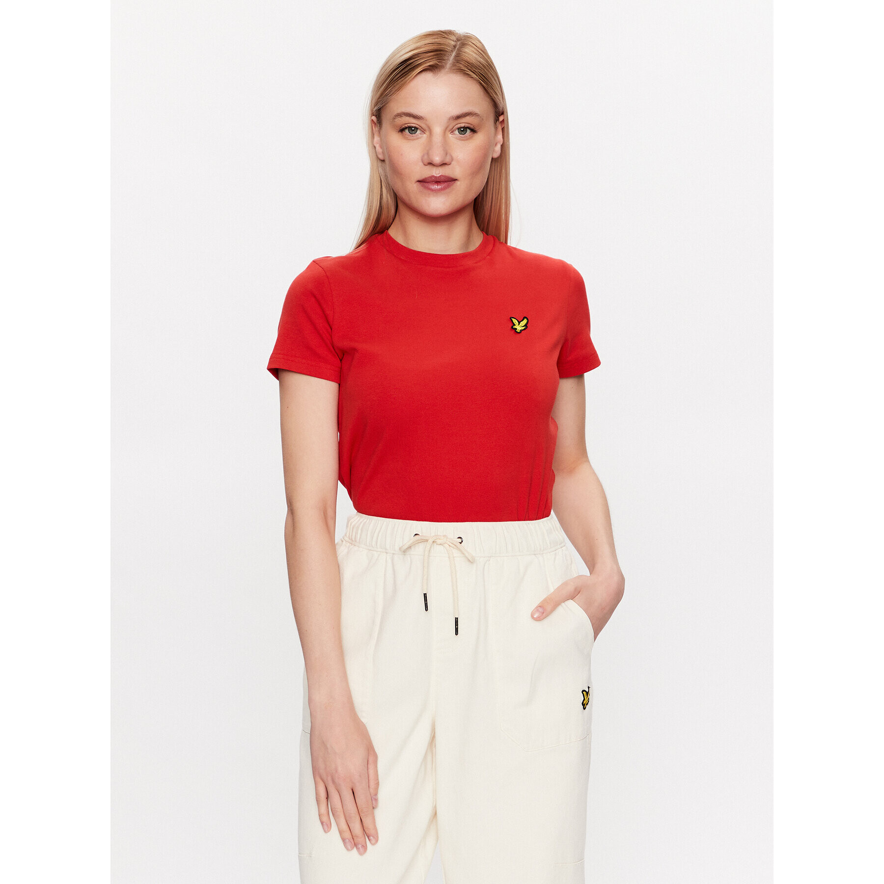Lyle & Scott Тишърт Regular Fit T-shirt TSW1700V Червен Regular Fit - Pepit.bg