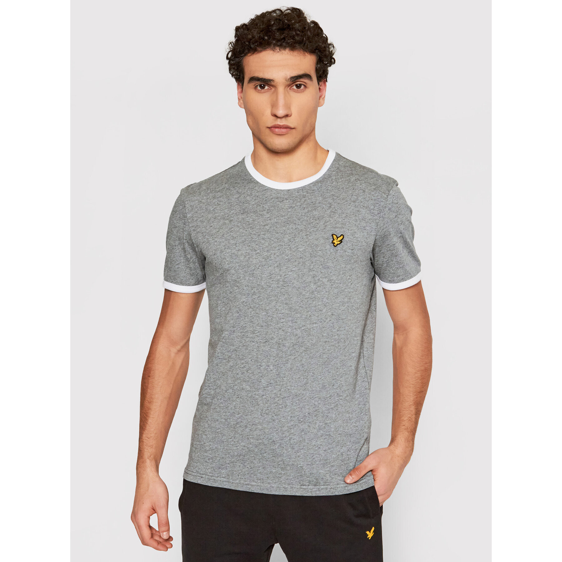 Lyle & Scott Тишърт Ringer TS705V Сив Regular Fit - Pepit.bg