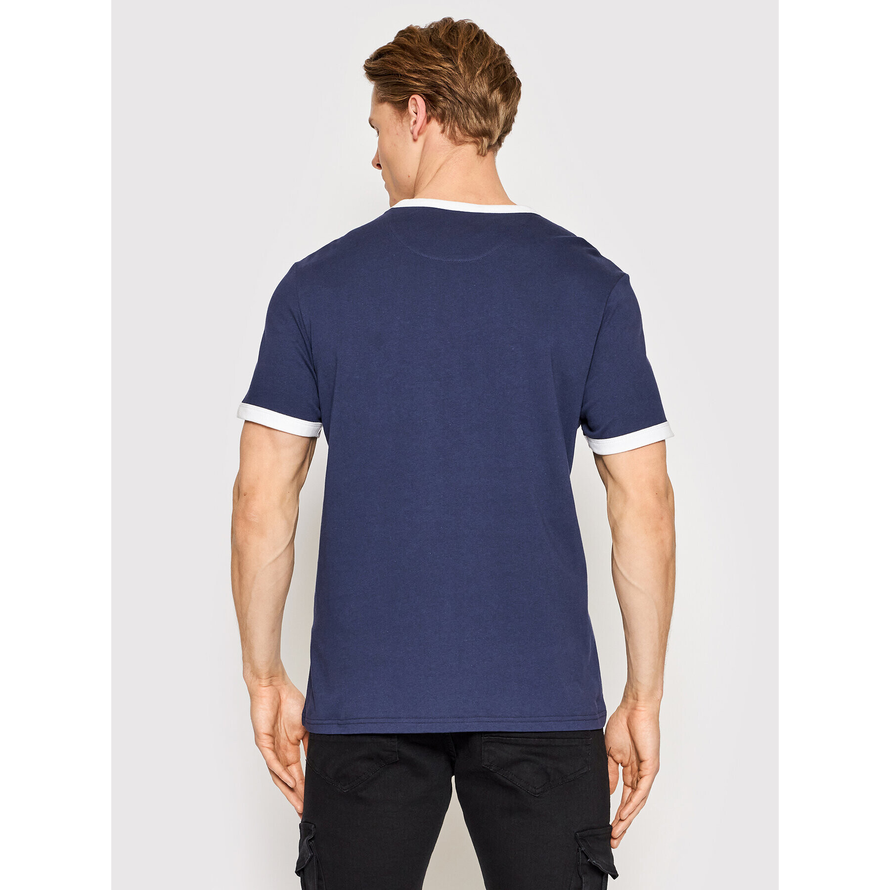 Lyle & Scott Тишърт Ringer TS705VOG Тъмносин Regular Fit - Pepit.bg