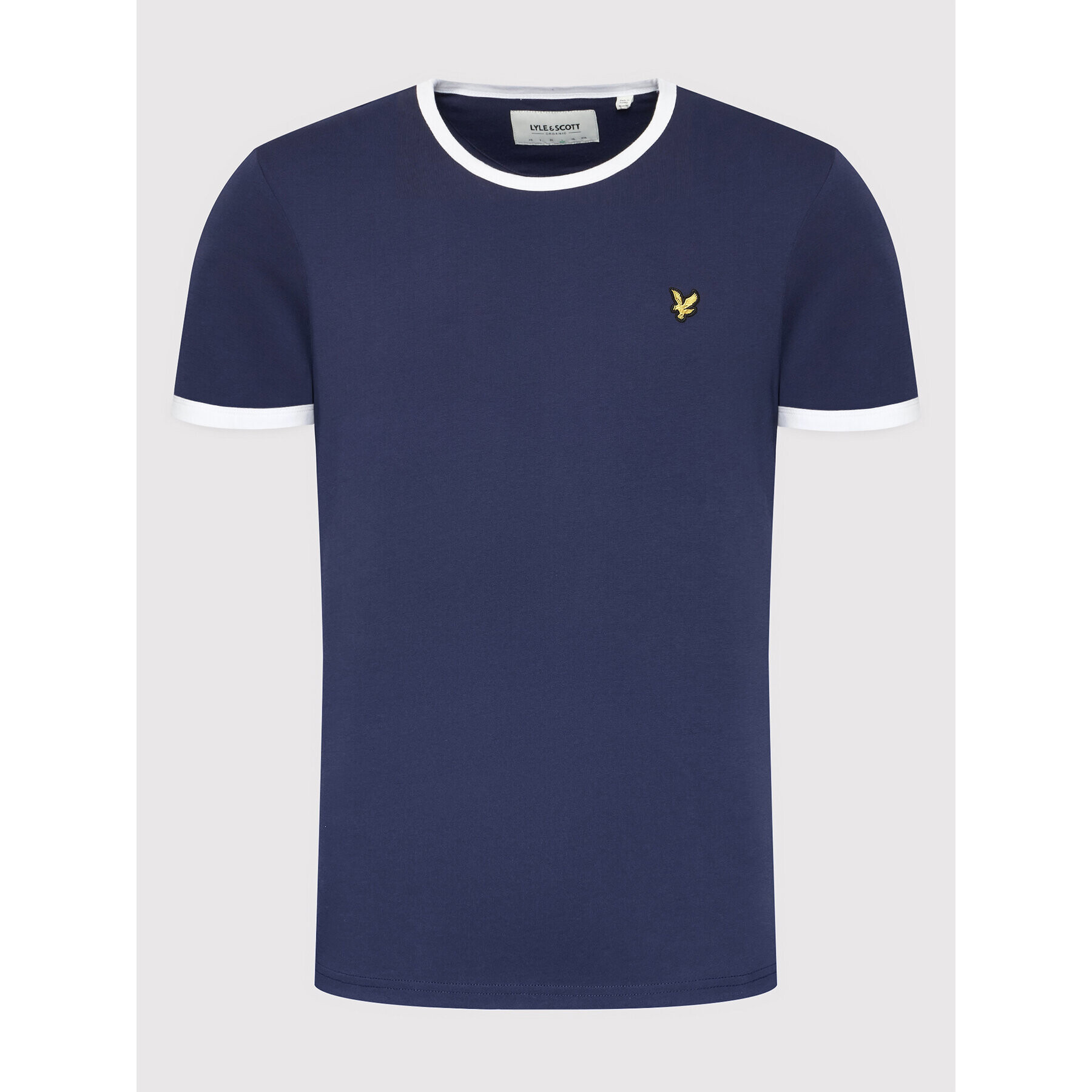 Lyle & Scott Тишърт Ringer TS705VOG Тъмносин Regular Fit - Pepit.bg