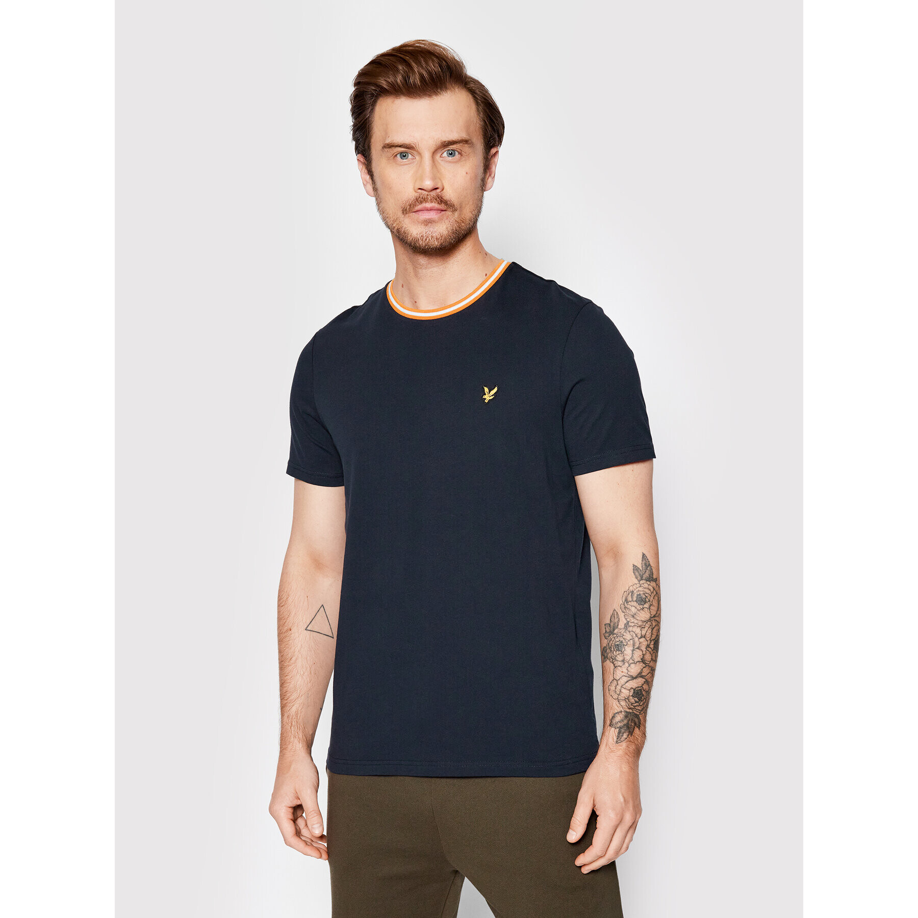 Lyle & Scott Тишърт TS1622V Тъмносин Regular Fit - Pepit.bg