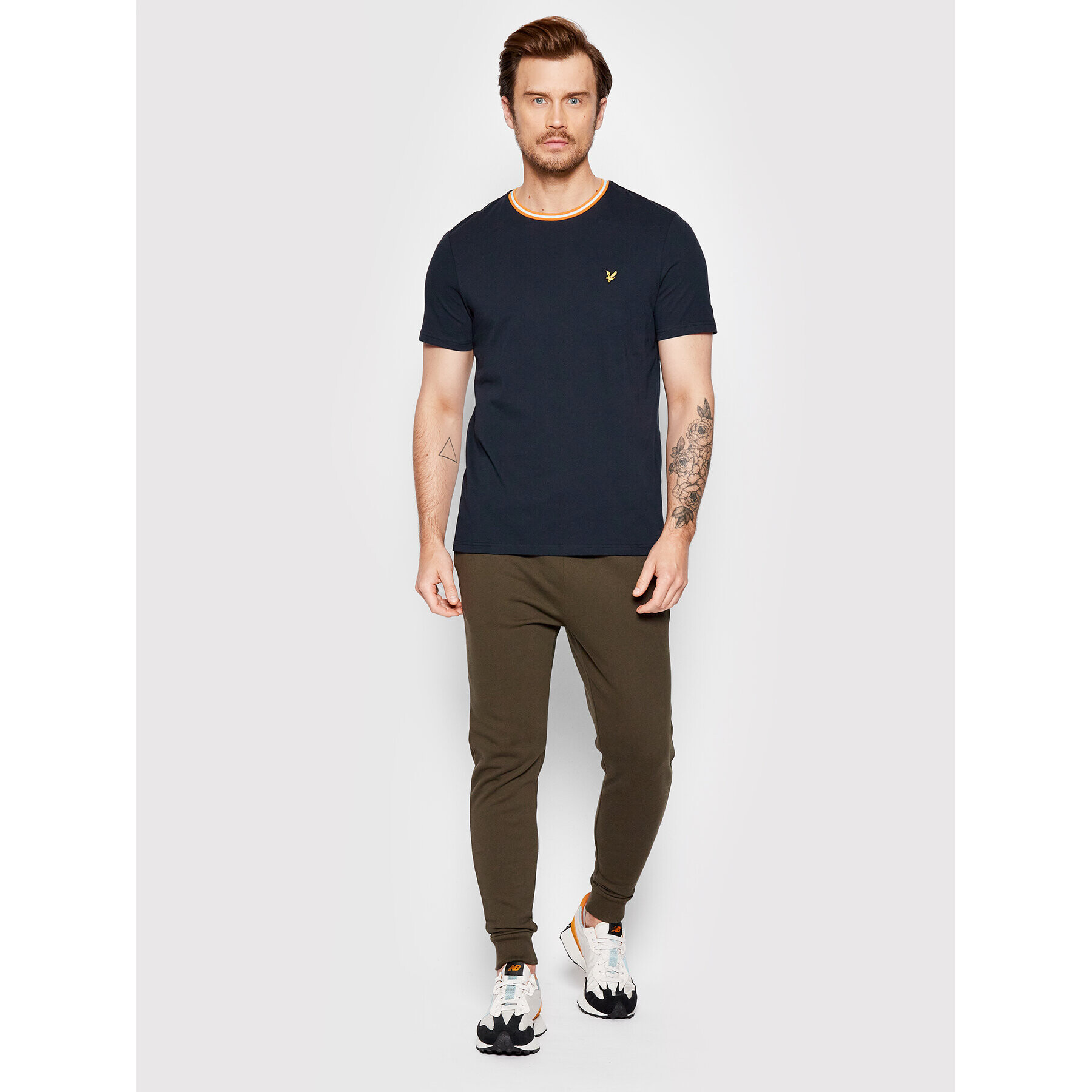 Lyle & Scott Тишърт TS1622V Тъмносин Regular Fit - Pepit.bg