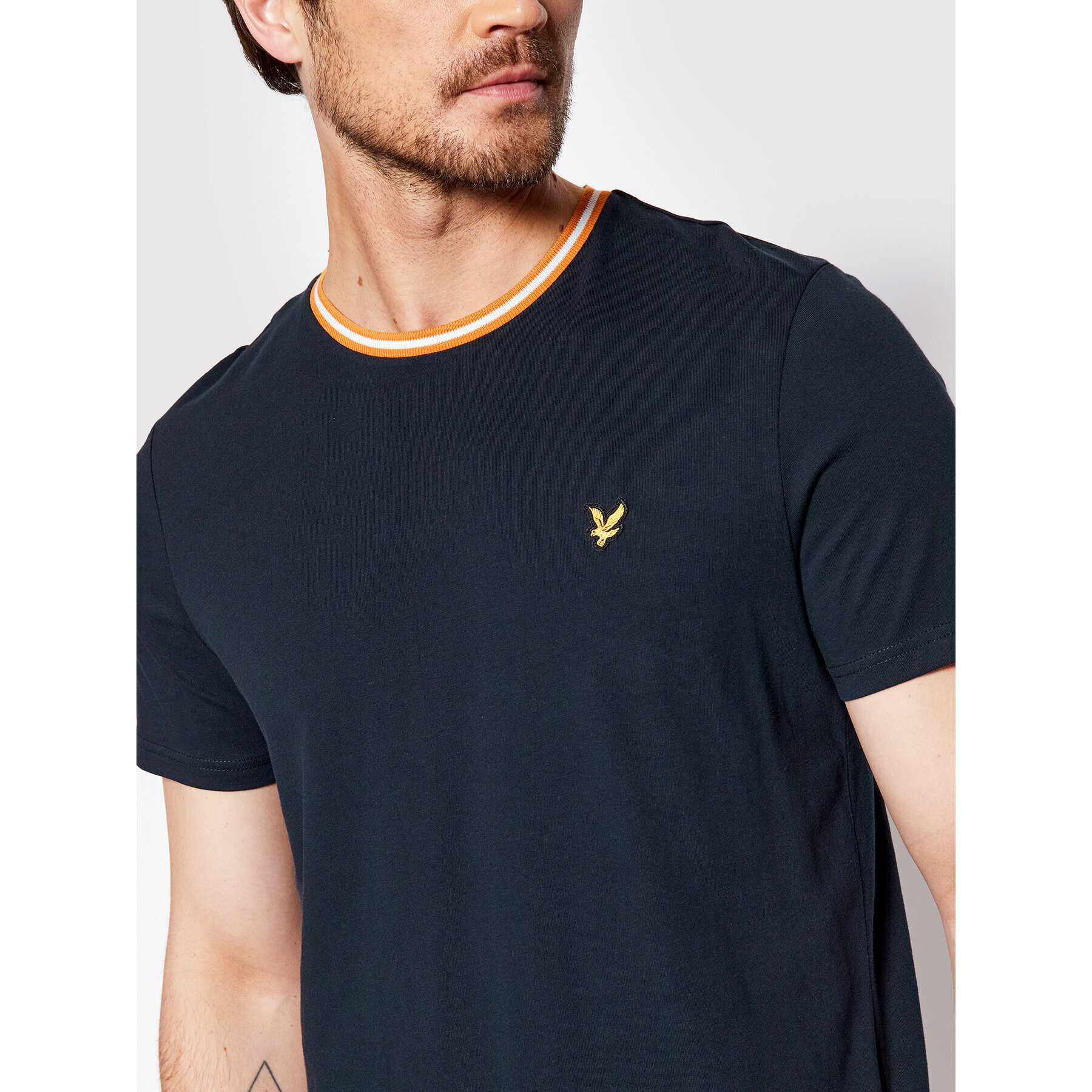 Lyle & Scott Тишърт TS1622V Тъмносин Regular Fit - Pepit.bg