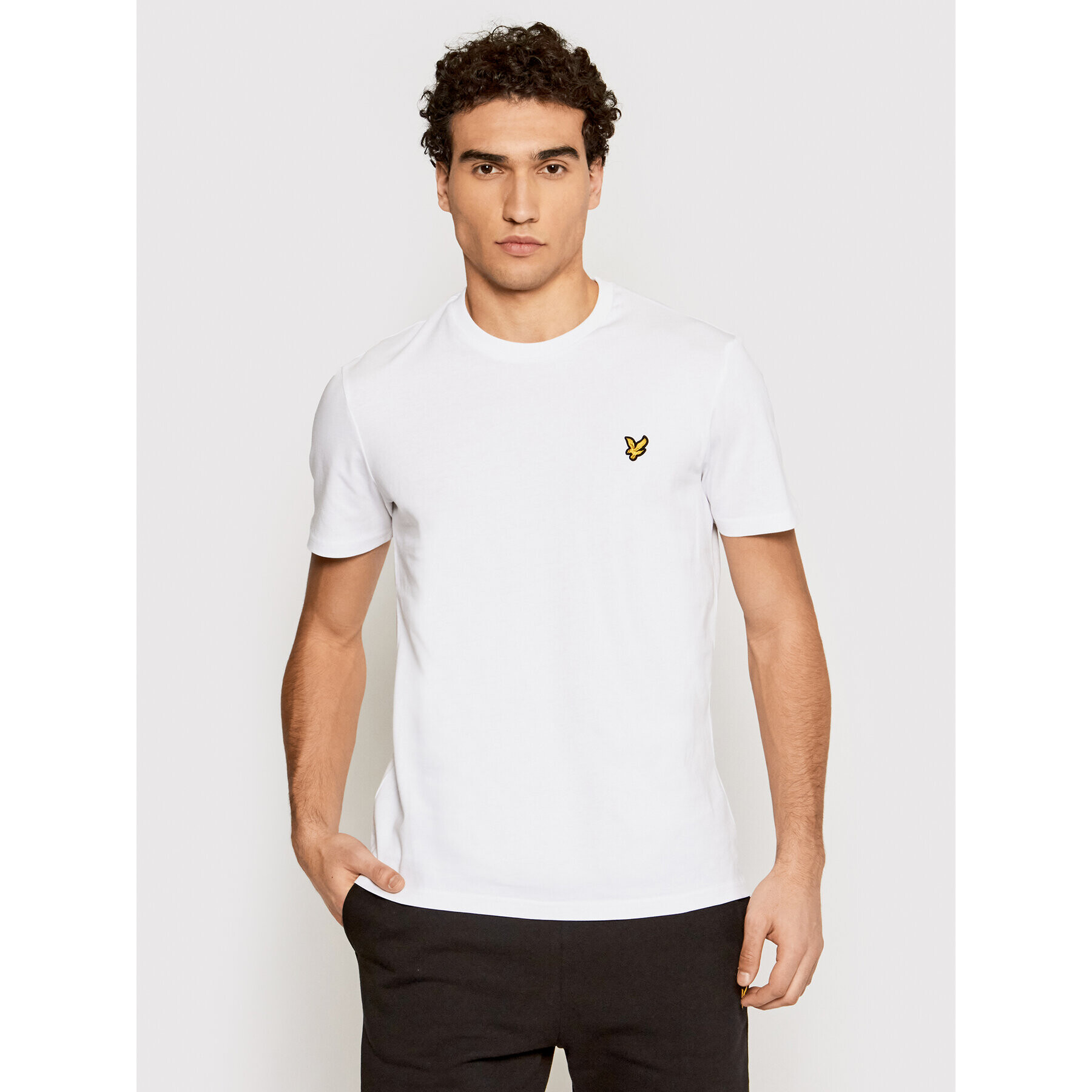 Lyle & Scott Тишърт TS400V Бял Regular Fit - Pepit.bg