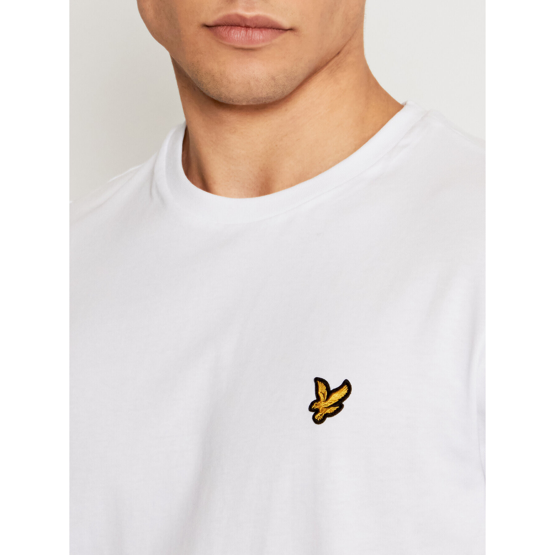 Lyle & Scott Тишърт TS400V Бял Regular Fit - Pepit.bg