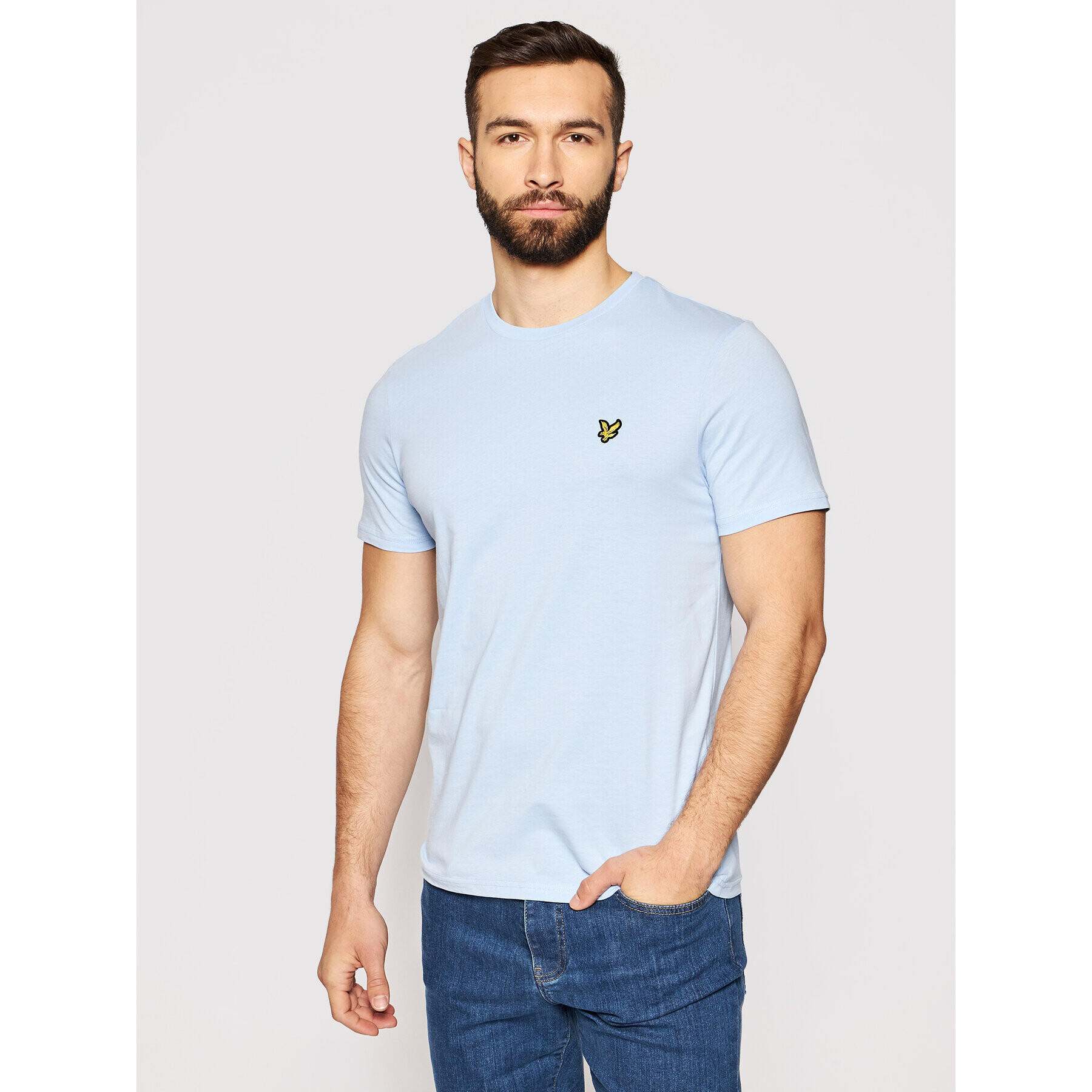 Lyle & Scott Тишърт TS400V Син Regular Fit - Pepit.bg