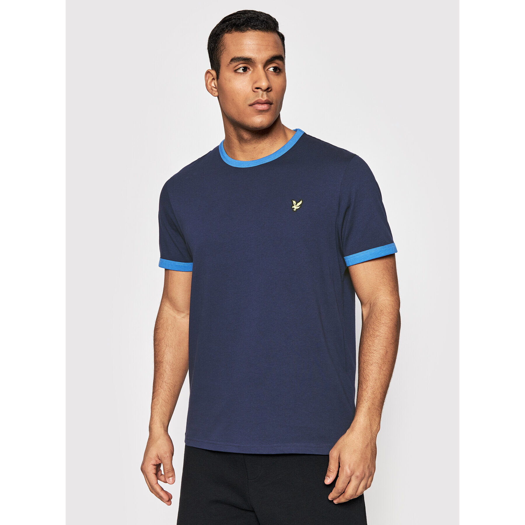 Lyle & Scott Тишърт TS705VOG Тъмносин Regular Fit - Pepit.bg