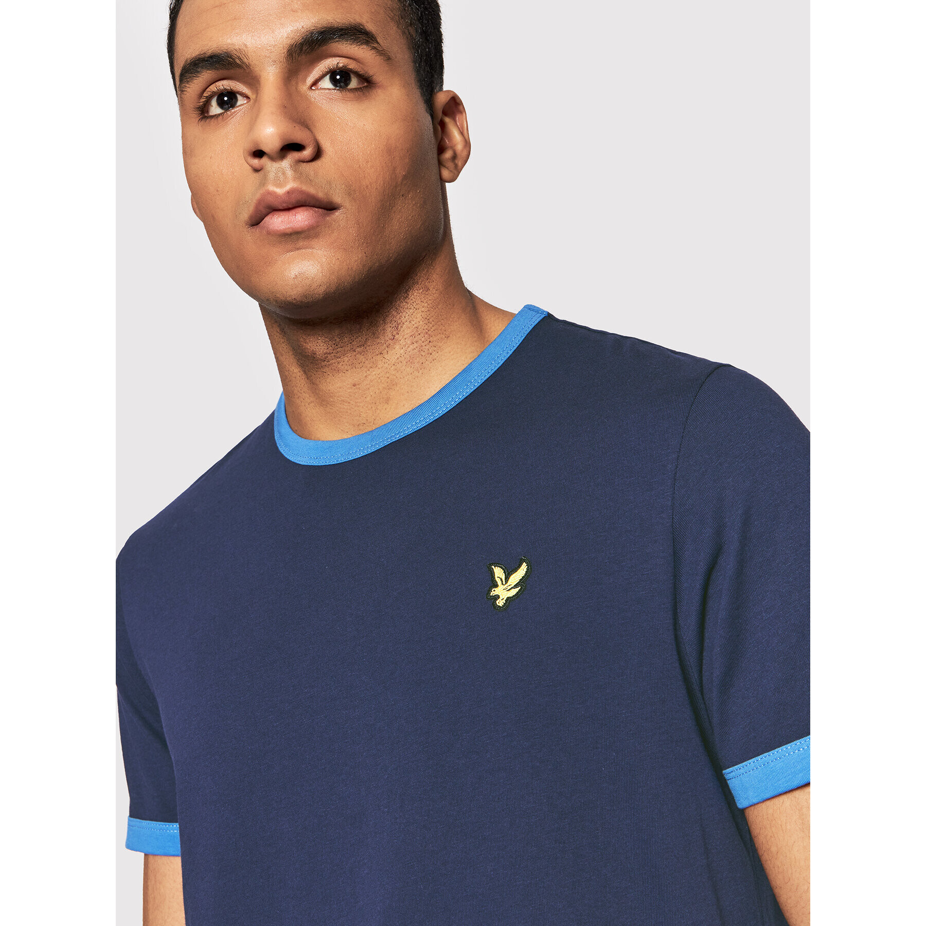 Lyle & Scott Тишърт TS705VOG Тъмносин Regular Fit - Pepit.bg
