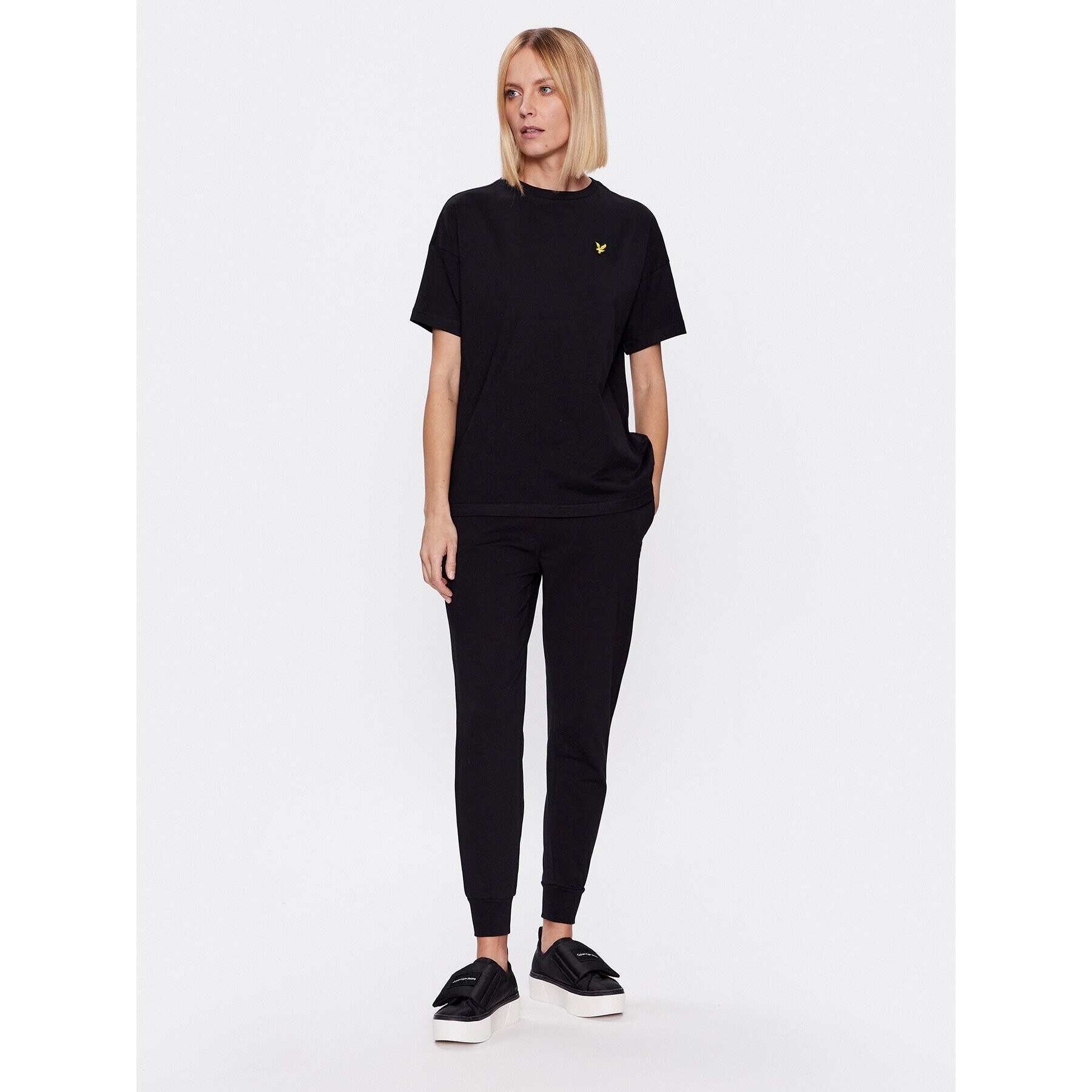 Lyle & Scott Тишърт TSW1605V Черен Regular Fit - Pepit.bg