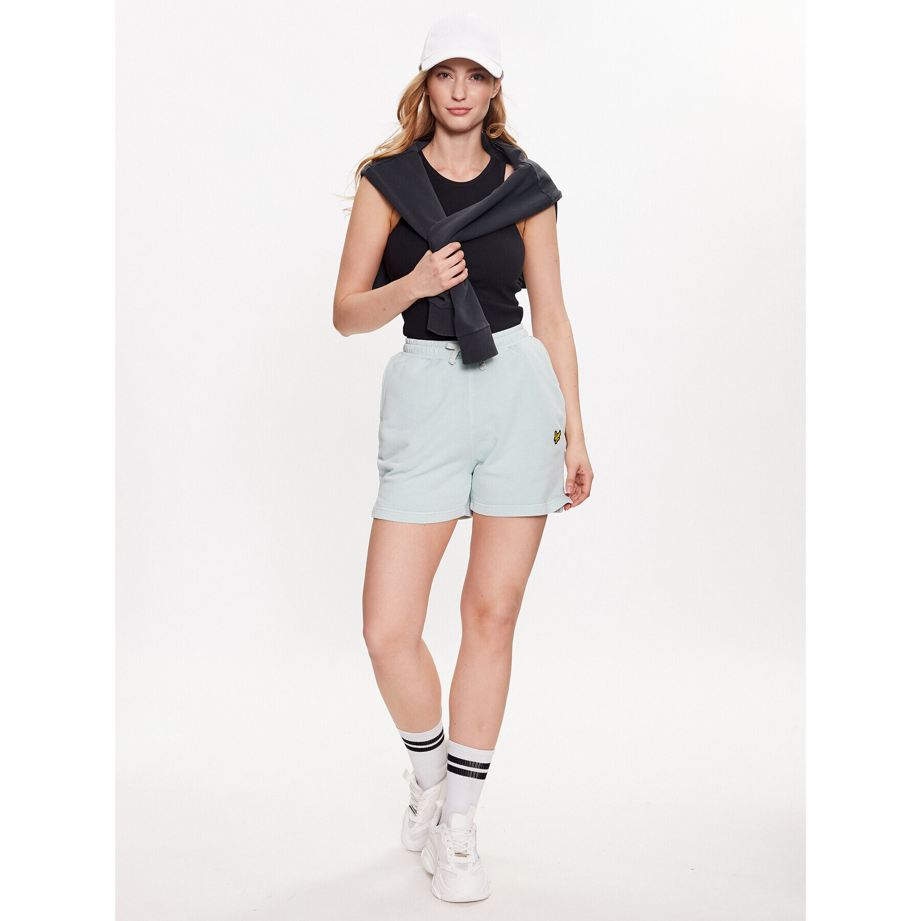 Lyle & Scott топ Ribbed Vest TSW1604V Черен Slim Fit - Pepit.bg