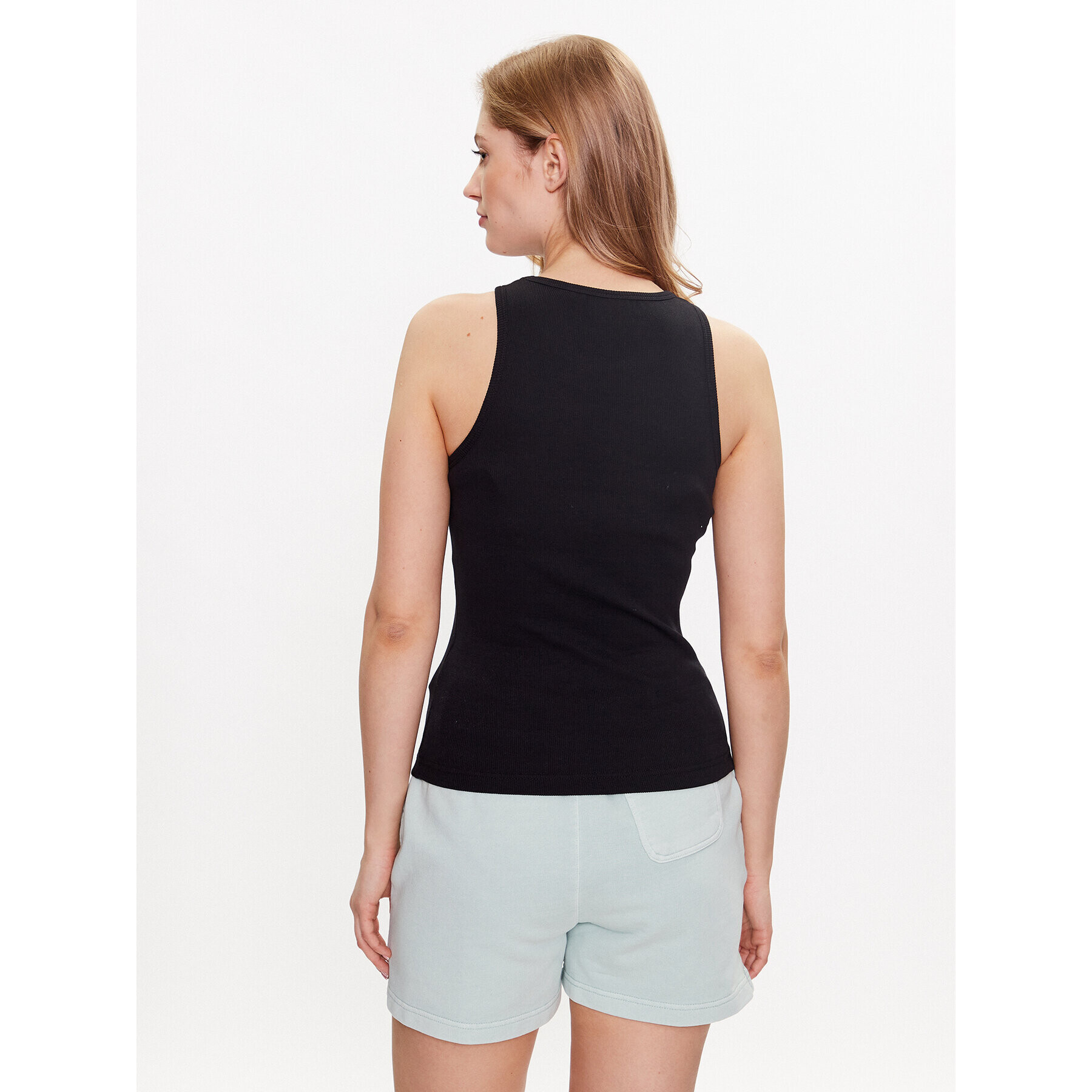 Lyle & Scott топ Ribbed Vest TSW1604V Черен Slim Fit - Pepit.bg