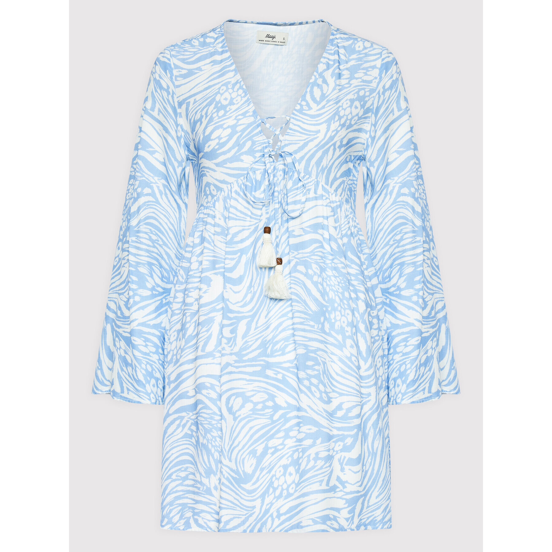 Maaji Лятна рокля 1834CTU001 Син Relaxed Fit - Pepit.bg
