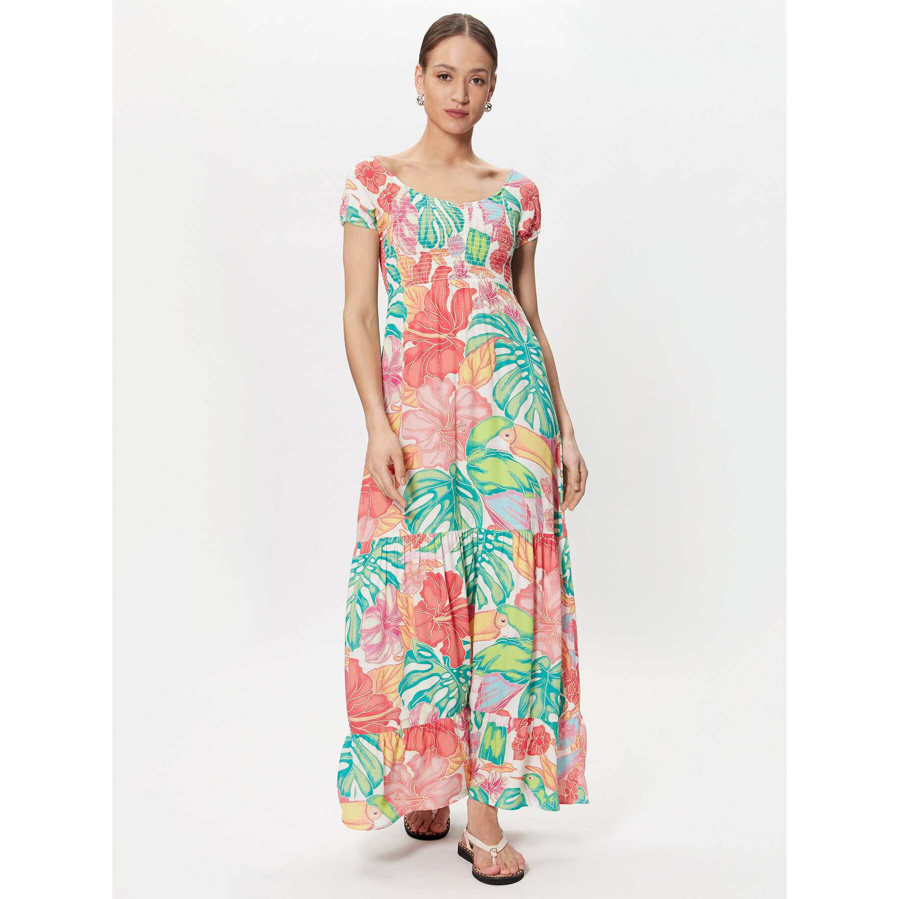 Maaji Лятна рокля 2030CLD001 Цветен Regular Fit - Pepit.bg
