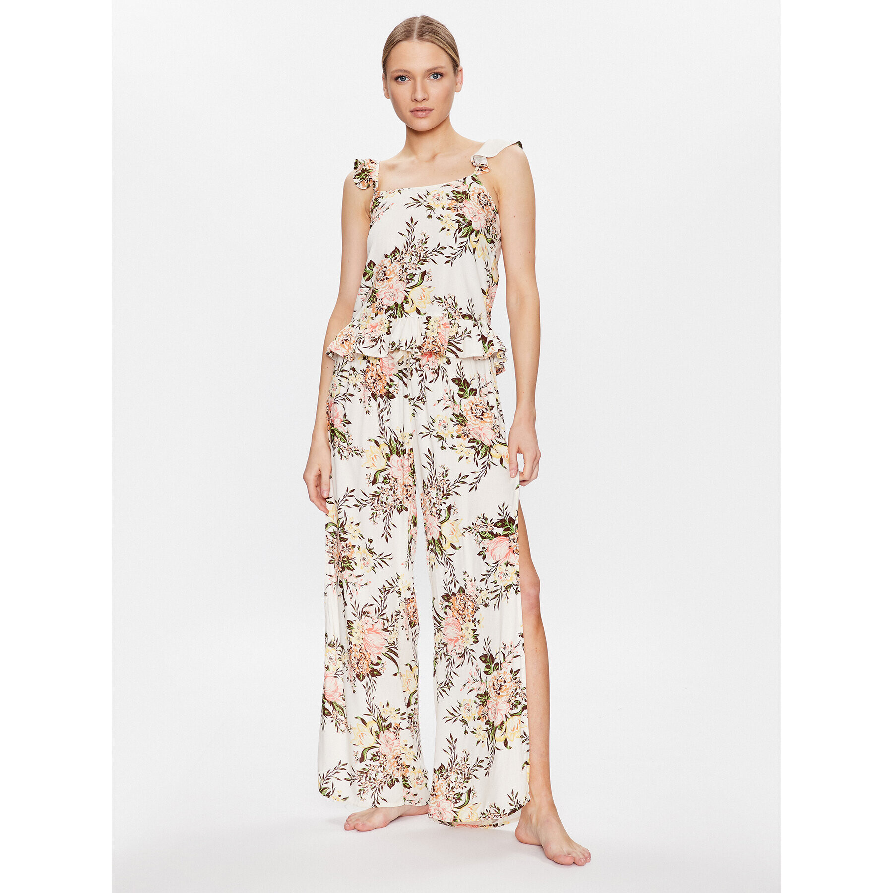 Maaji Пижама 1033ZPS005 Екрю Relaxed Fit - Pepit.bg