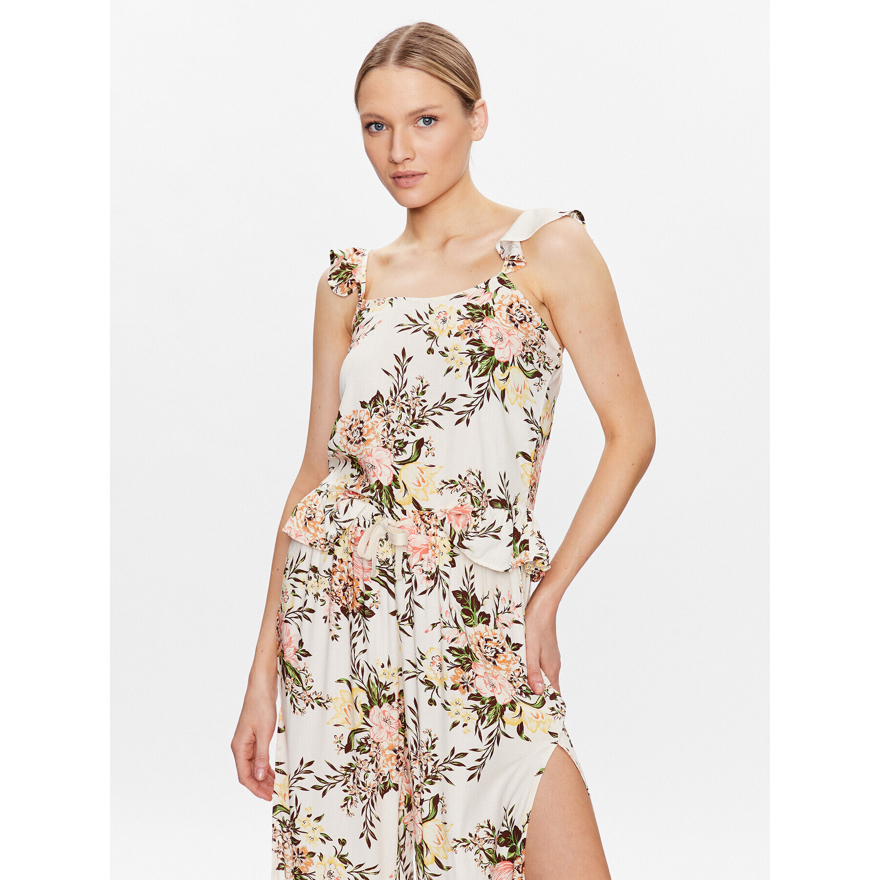 Maaji Пижама 1033ZPS005 Екрю Relaxed Fit - Pepit.bg
