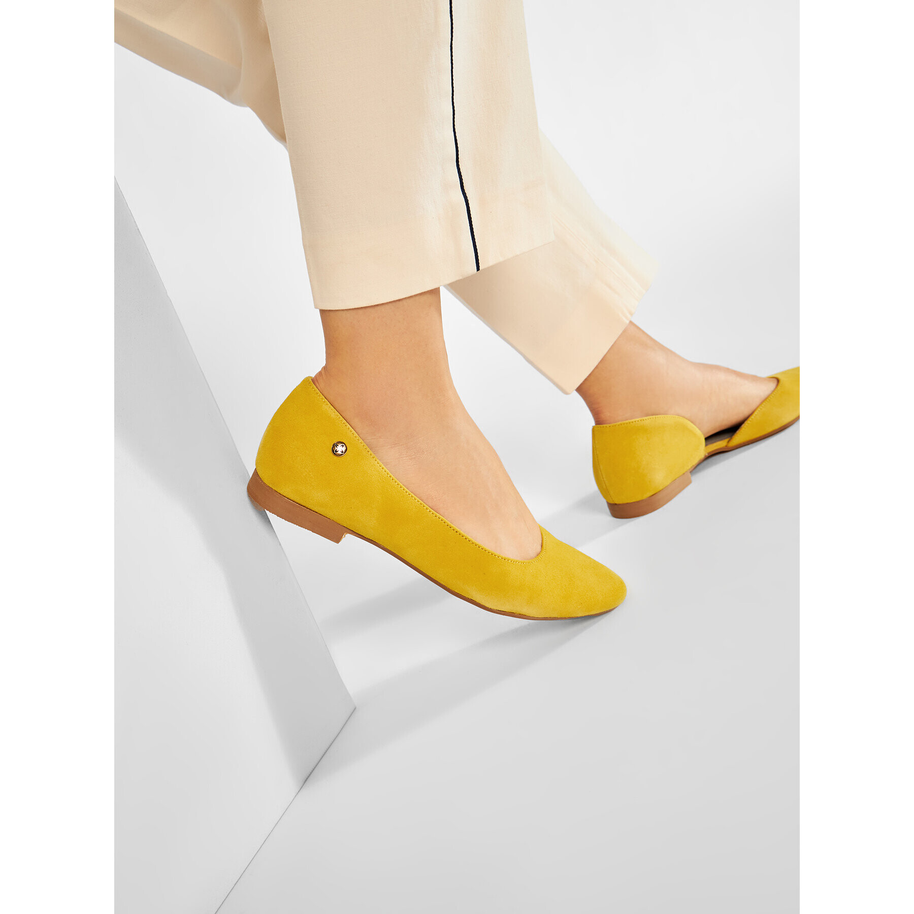 Maciejka Балеринки 01295-07/00-5 Жълт - Pepit.bg