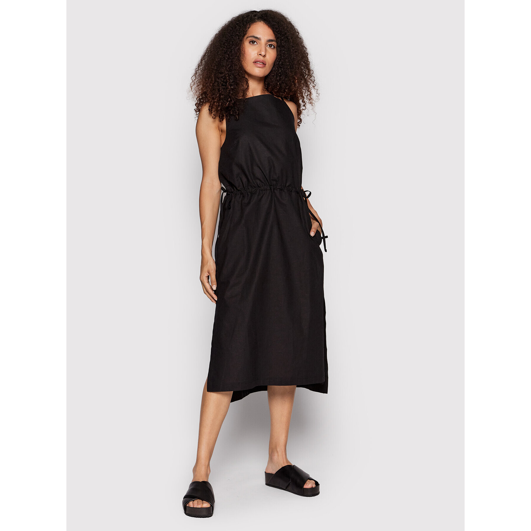 Makia Лятна рокля Lina W75046 Черен Regular Fit - Pepit.bg