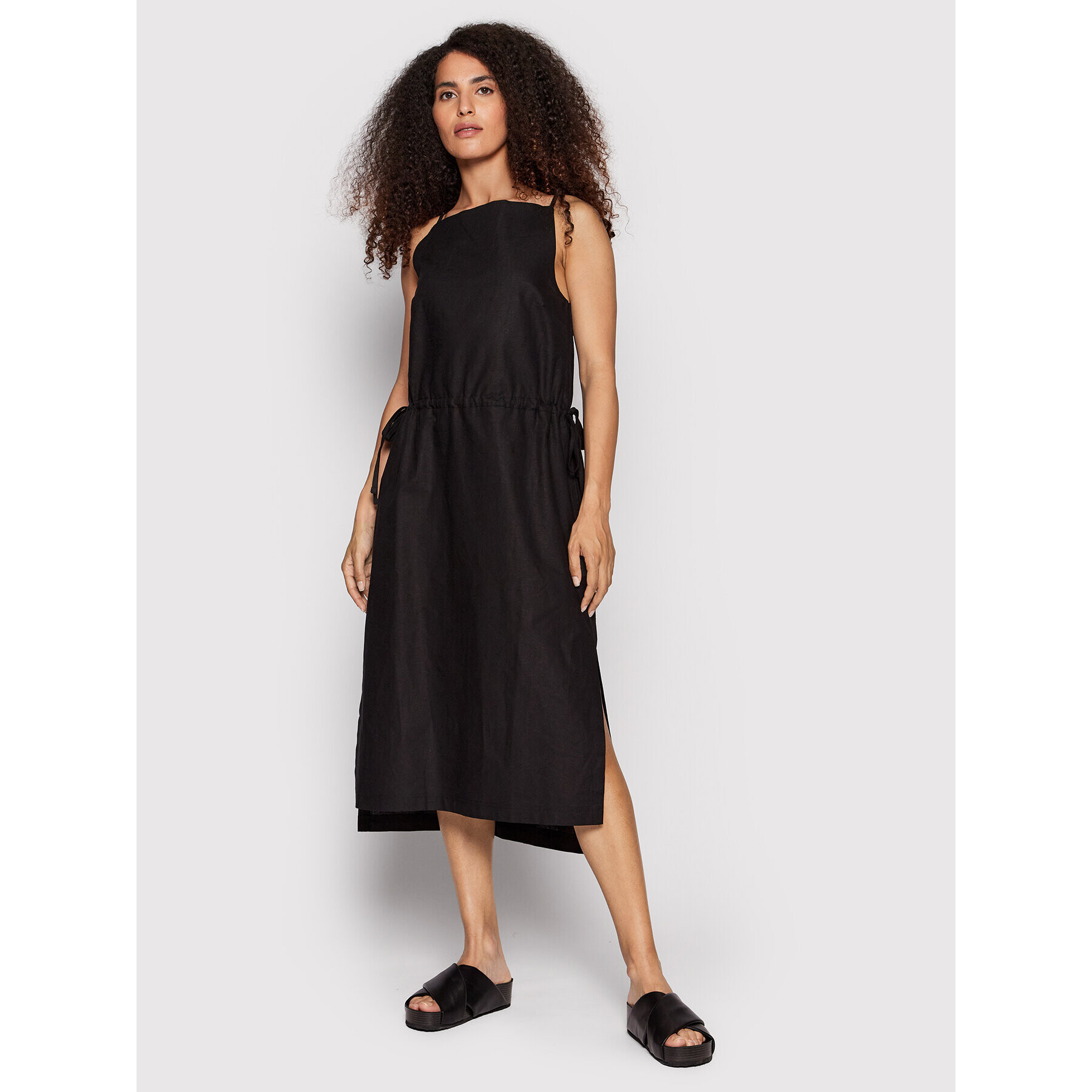Makia Лятна рокля Lina W75046 Черен Regular Fit - Pepit.bg