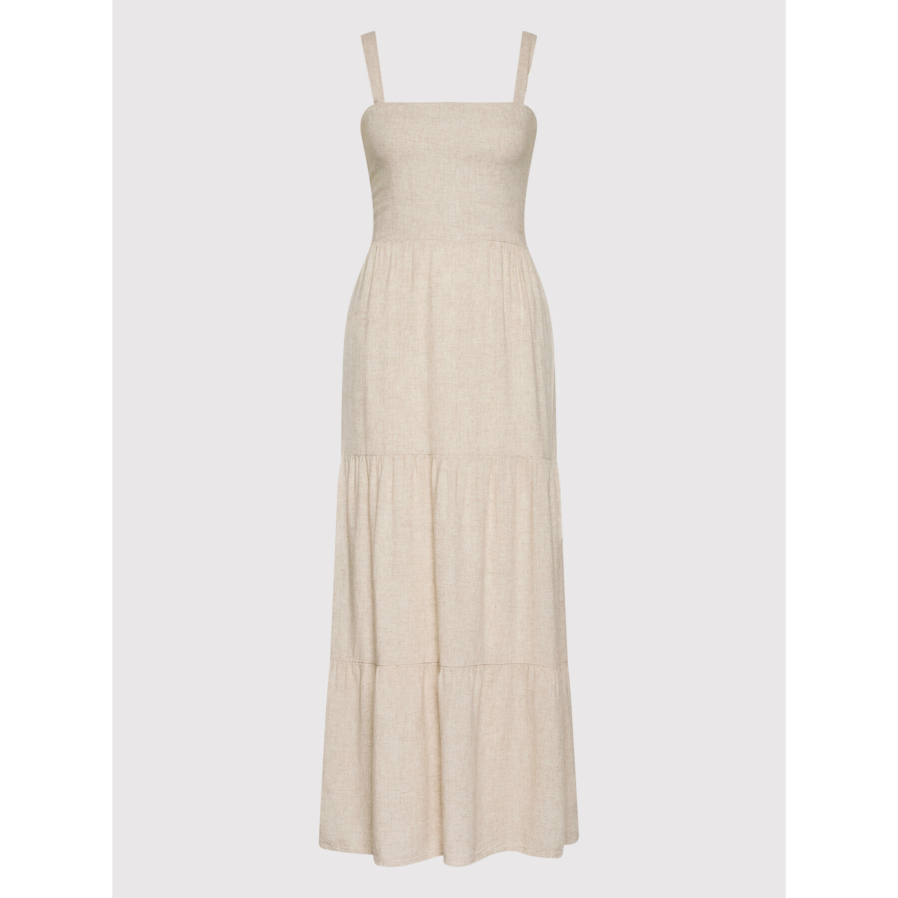 Malai Лятна рокля Natural Lia C96119 Бежов Regular Fit - Pepit.bg