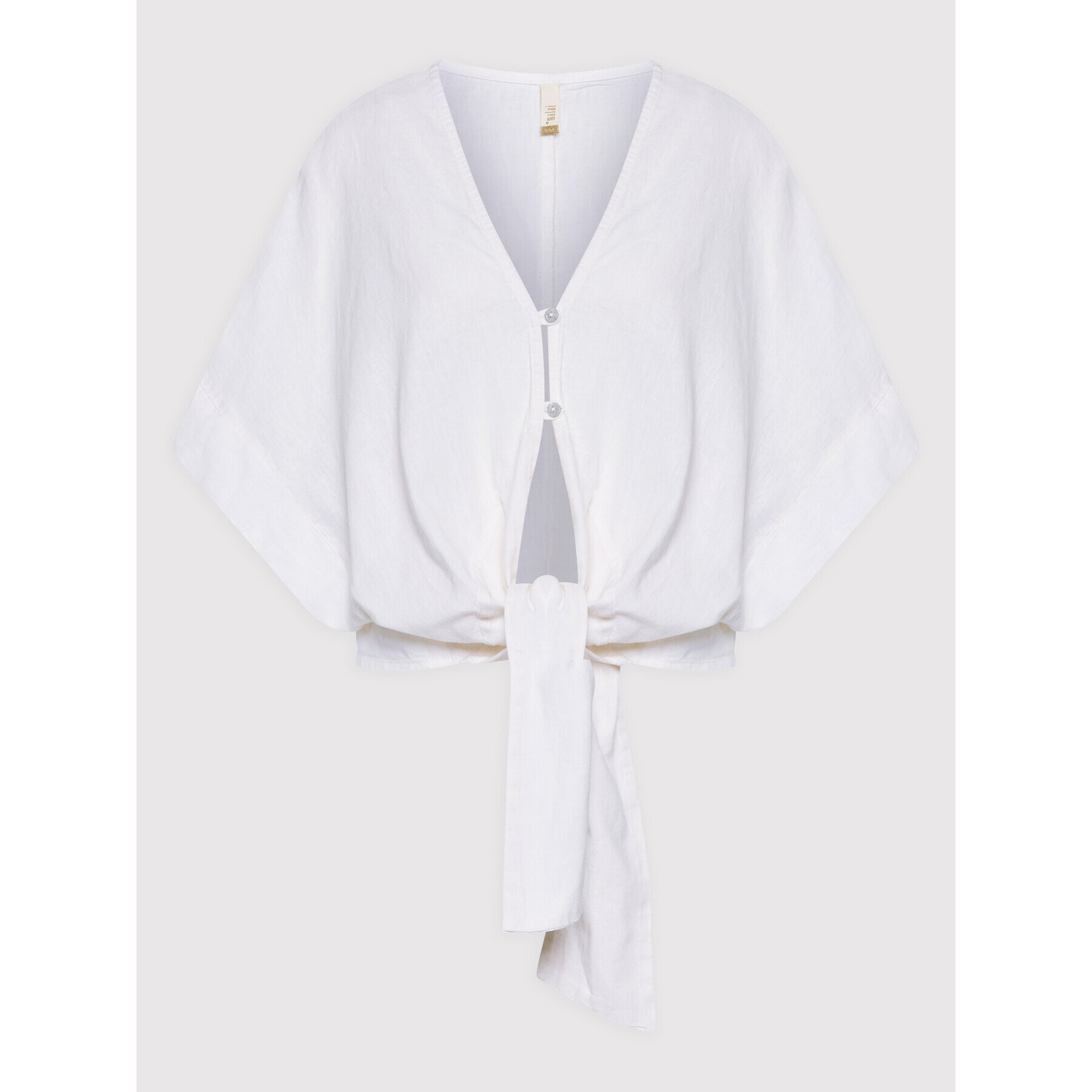 Malai Риза Sienna C95002 Бял Relaxed Fit - Pepit.bg