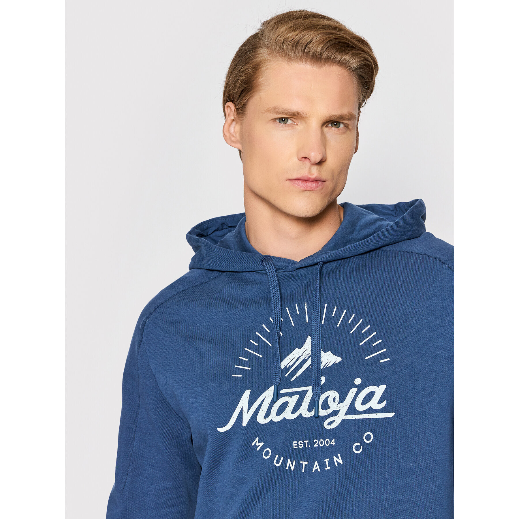 Maloja Суитшърт SoffrancoM 33527-1-8581 Тъмносин Regular Fit - Pepit.bg