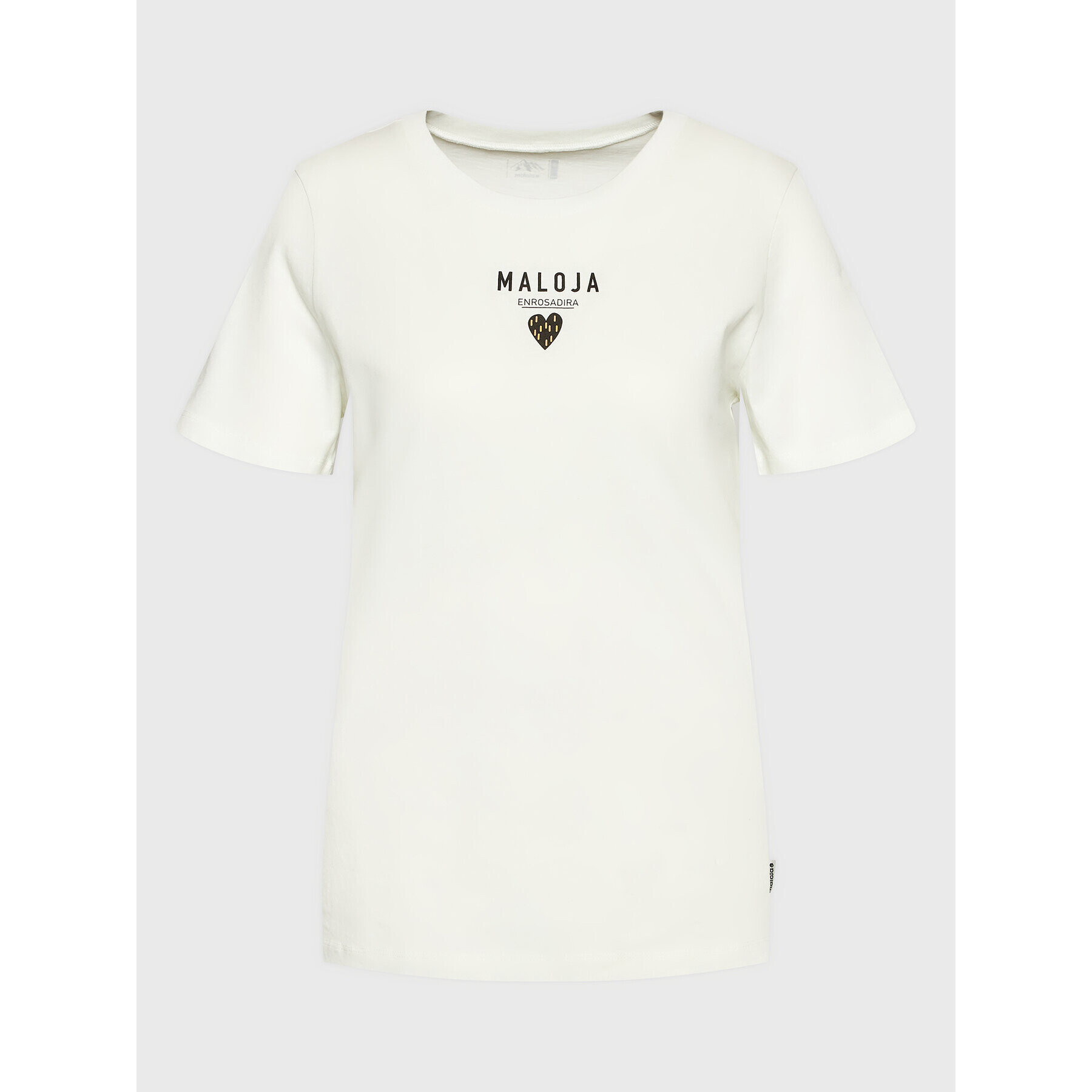 Maloja Тишърт Planbellm 34405-1-8585 Бял Regular Fit - Pepit.bg
