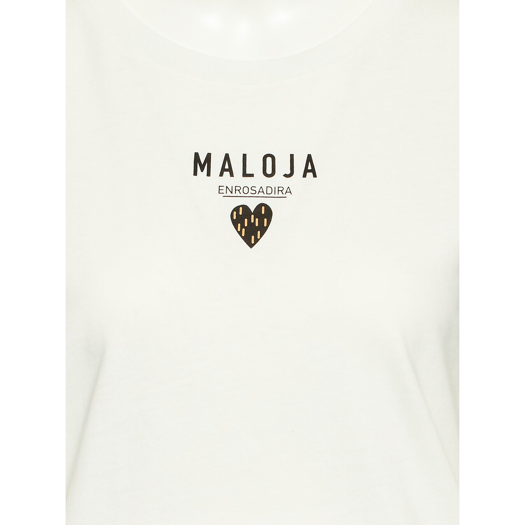 Maloja Тишърт Planbellm 34405-1-8585 Бял Regular Fit - Pepit.bg